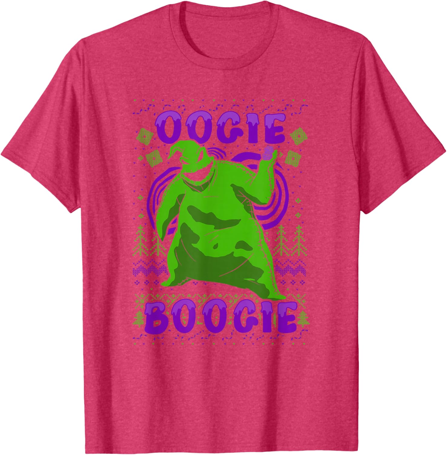Disney Nightmare Before Christmas Oogie Boogie Ugly Sweater T-Shirt - 3