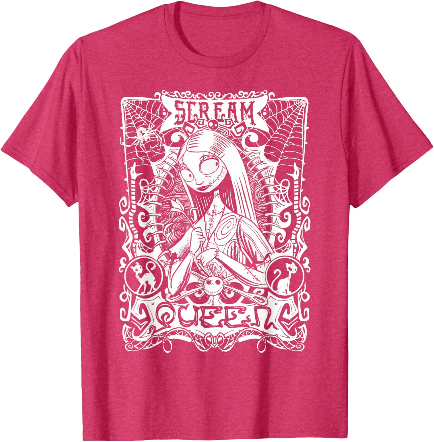 Disney Nightmare Before Christmas Sally Portrait T-Shirt for Fans - 5
