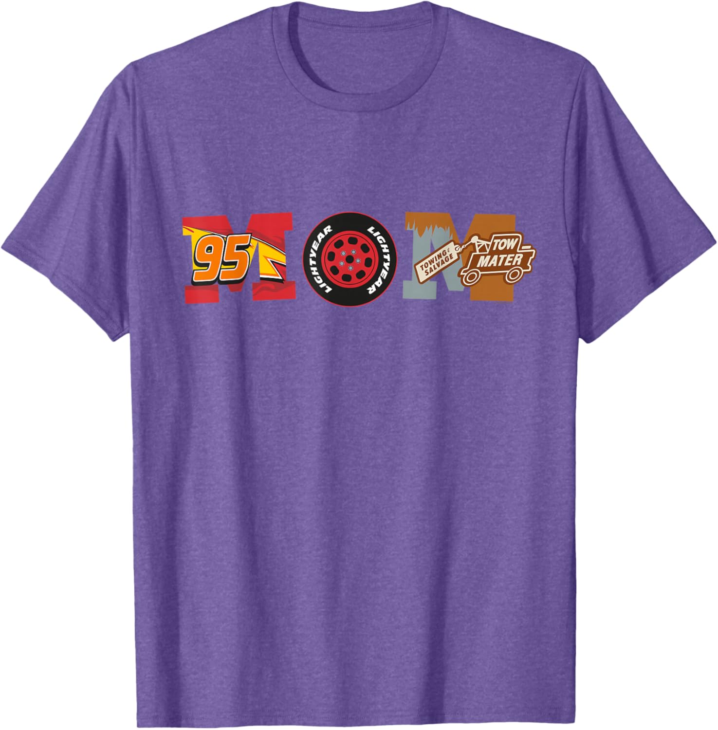 Disney Pixar Cars Mom T-Shirt Perfect for Mother's Day Birthday Gifts - 19
