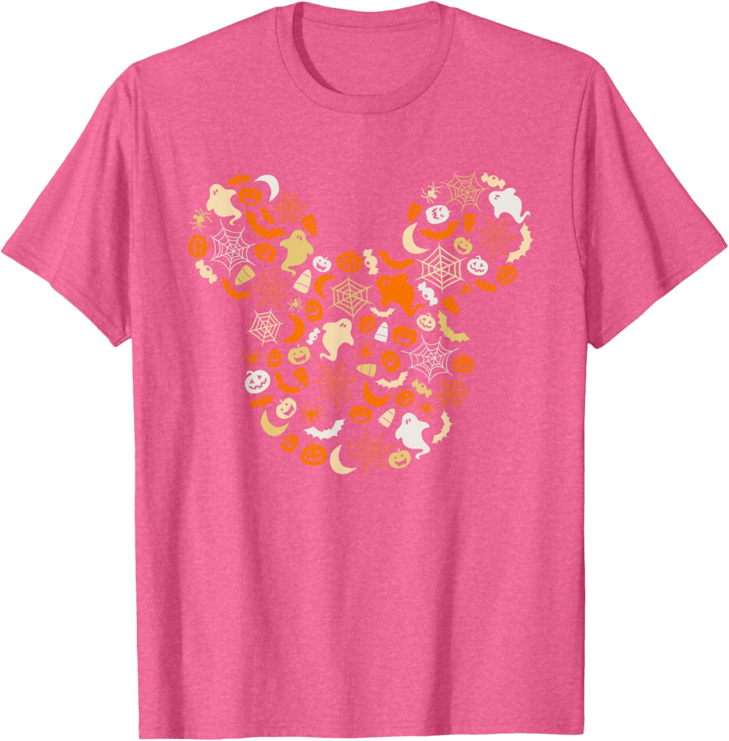 Disney Mickey Mouse Halloween T-Shirt with Ghosts Pumpkins and Spiders - 10