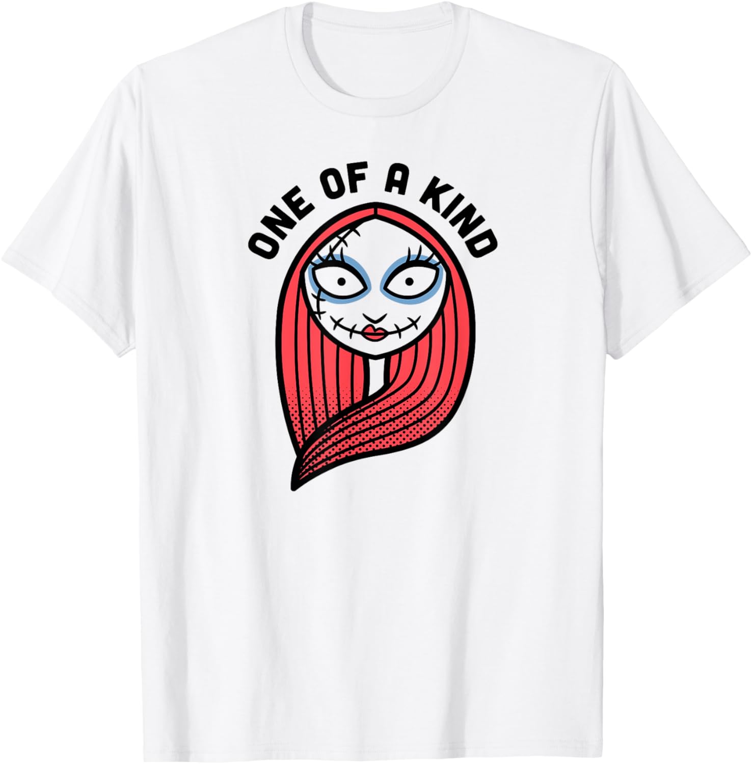 Men's Nightmare Before Christmas Sally Graphic T-Shirt White Small - 4