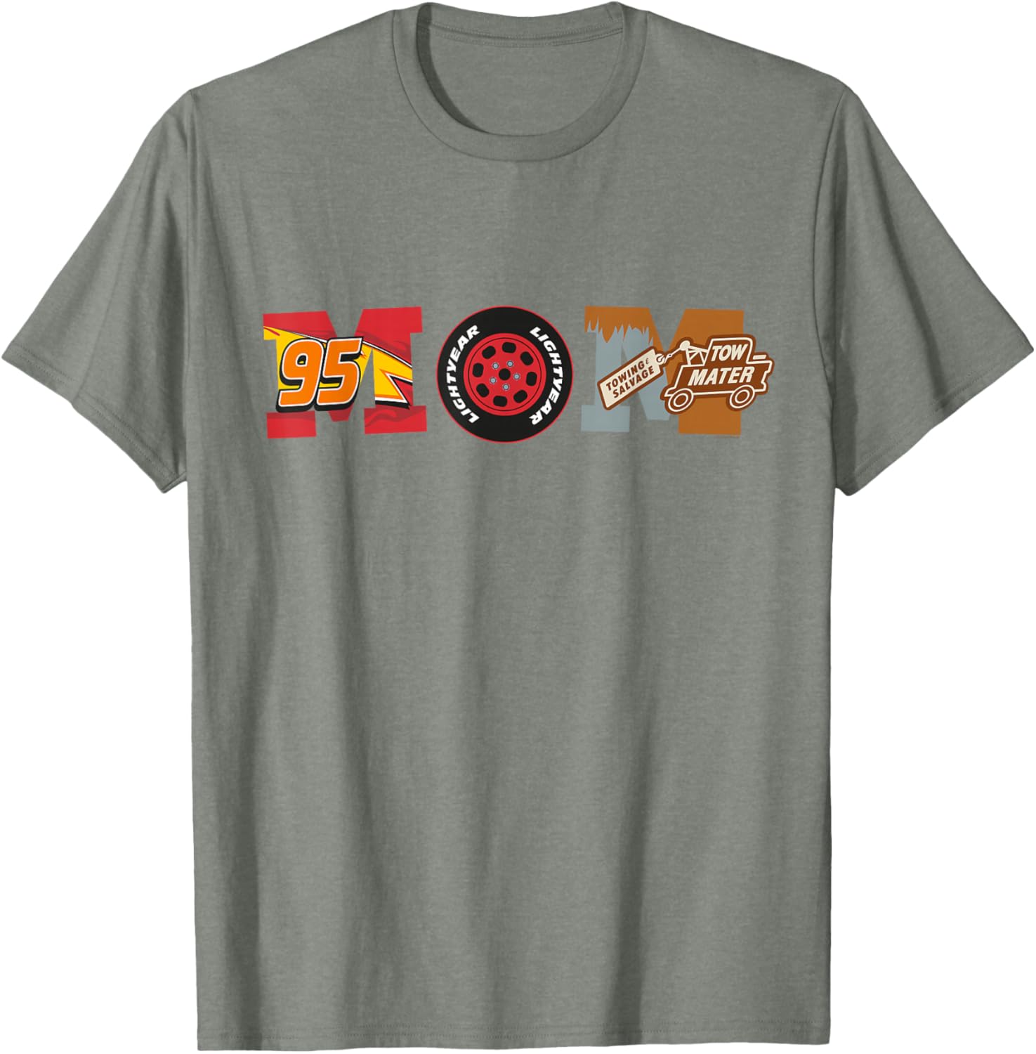Disney Pixar Cars Mom T-Shirt Perfect for Mother's Day Birthday Gifts - 12