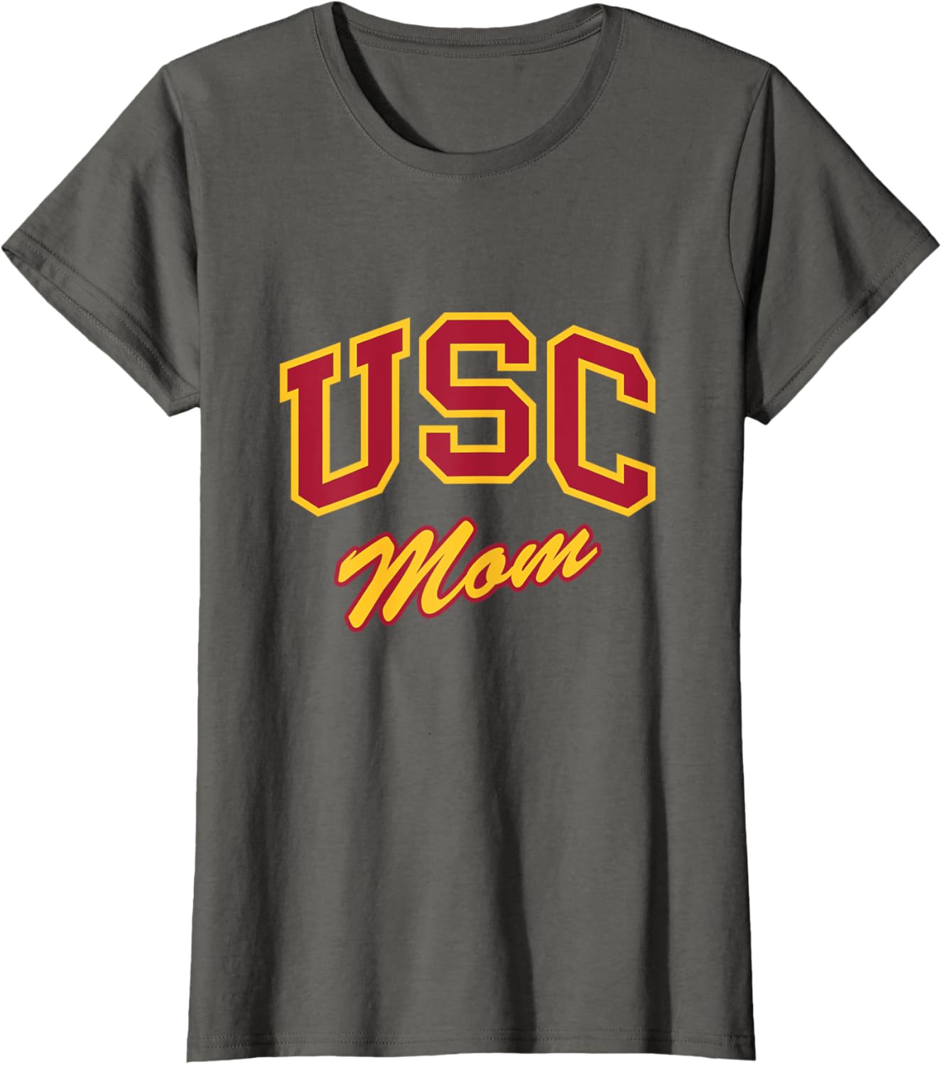USC Mom Retro Script T-Shirt Perfect for Sports and Outdoor Activities - 14