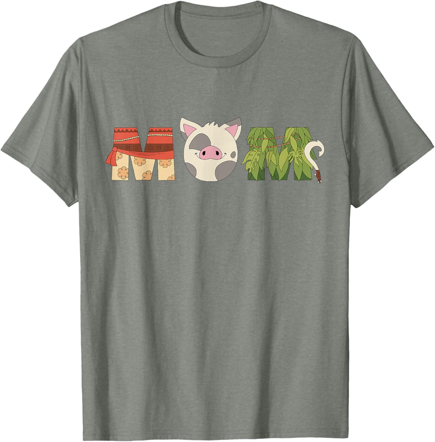 Disney Moana Best Mom T-Shirt featuring Pua and Maui for Mother's Day - 27