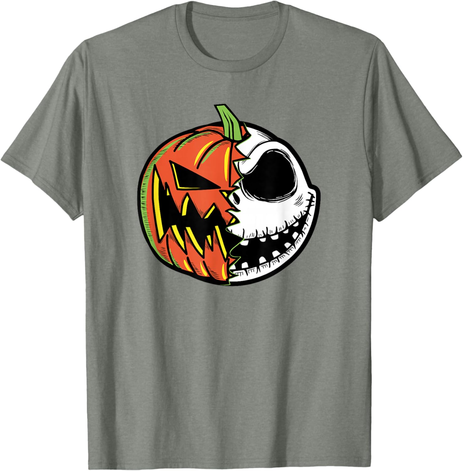 Nightmare Before Christmas Pumpkin Face T-Shirt for Fans and Fashion Lovers - 12