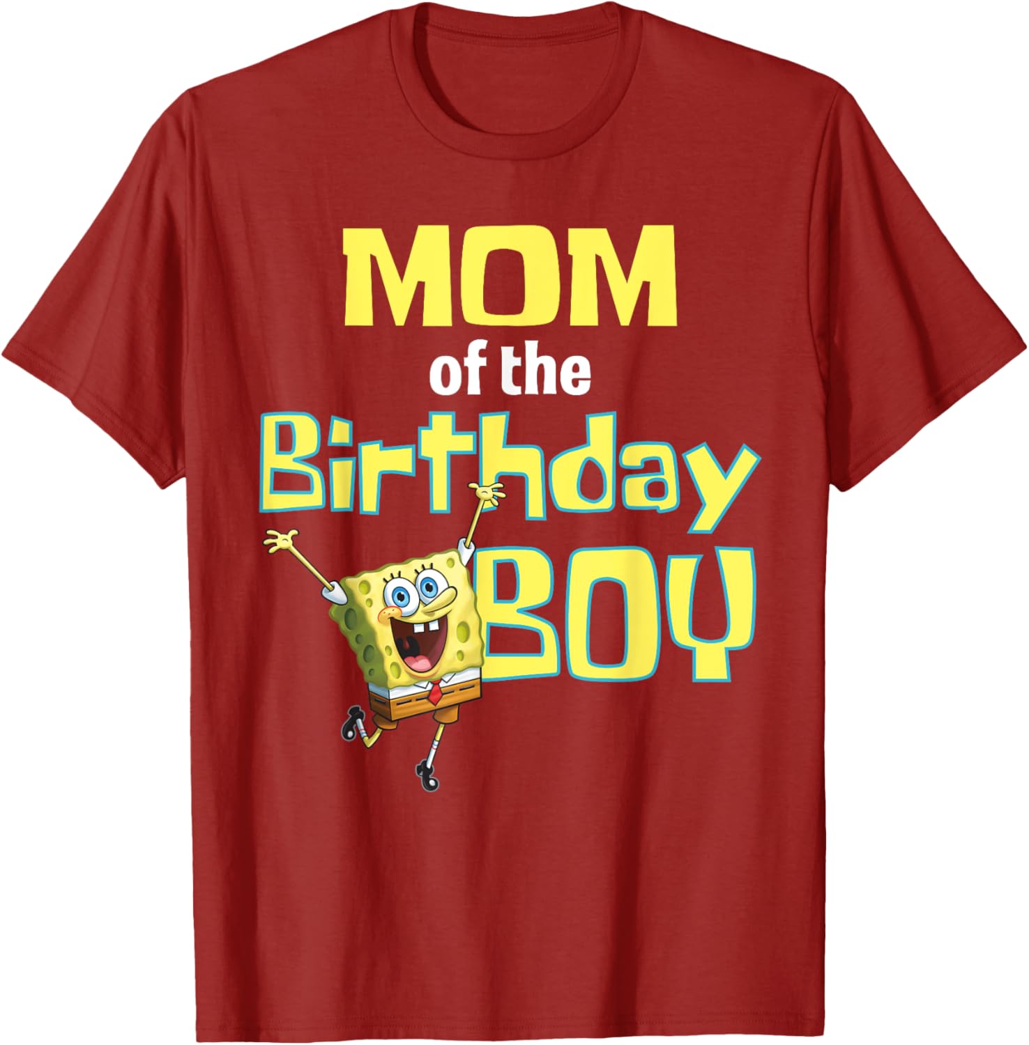 SpongeBob SquarePants Mom Of The Birthday Boy T-Shirt Perfect Gift - 6