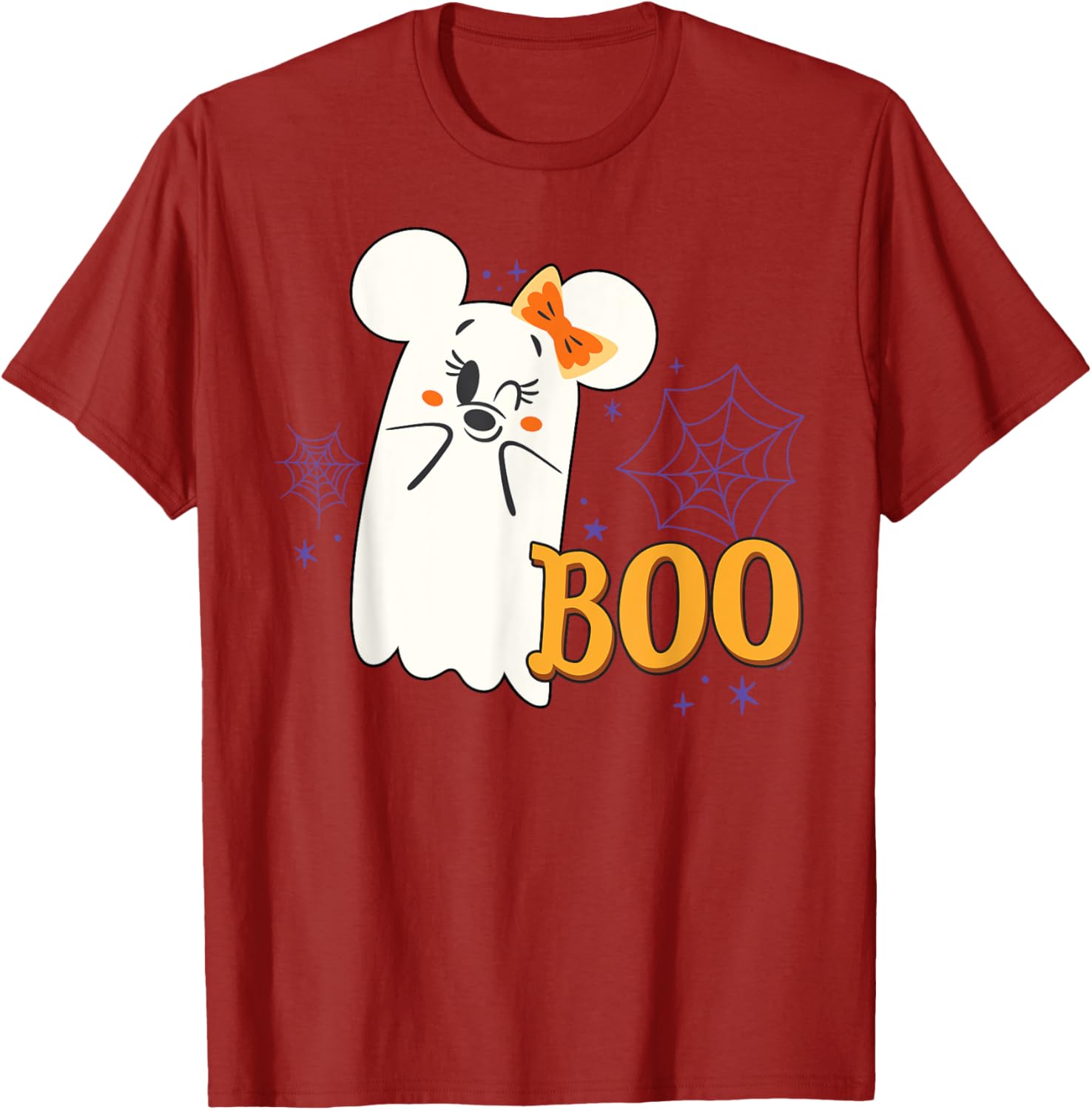Adorable Disney Minnie Mouse Ghost Halloween T-Shirt for Kids - 17