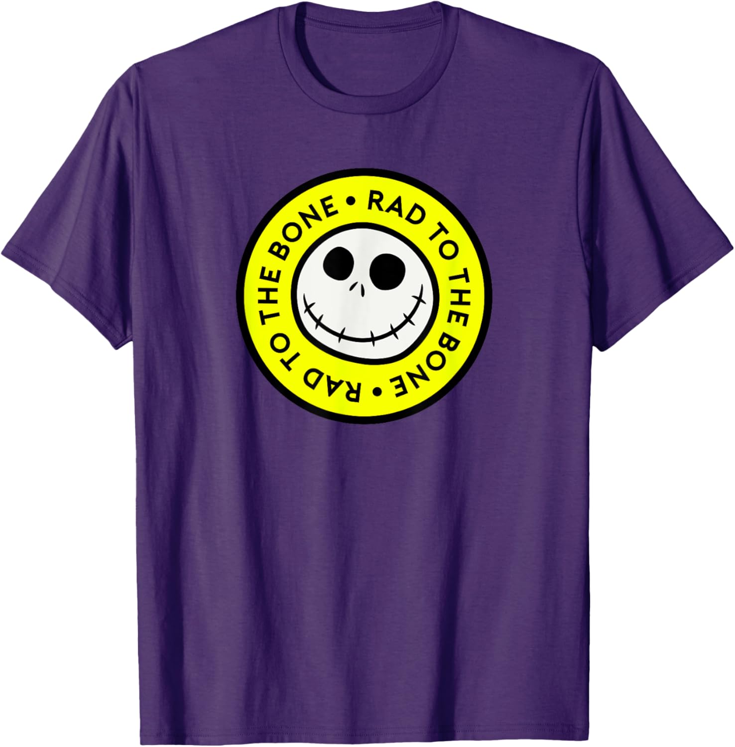 Men's Nightmare Before Christmas Jack Skeleton Rad To The Bone T-Shirt - 2
