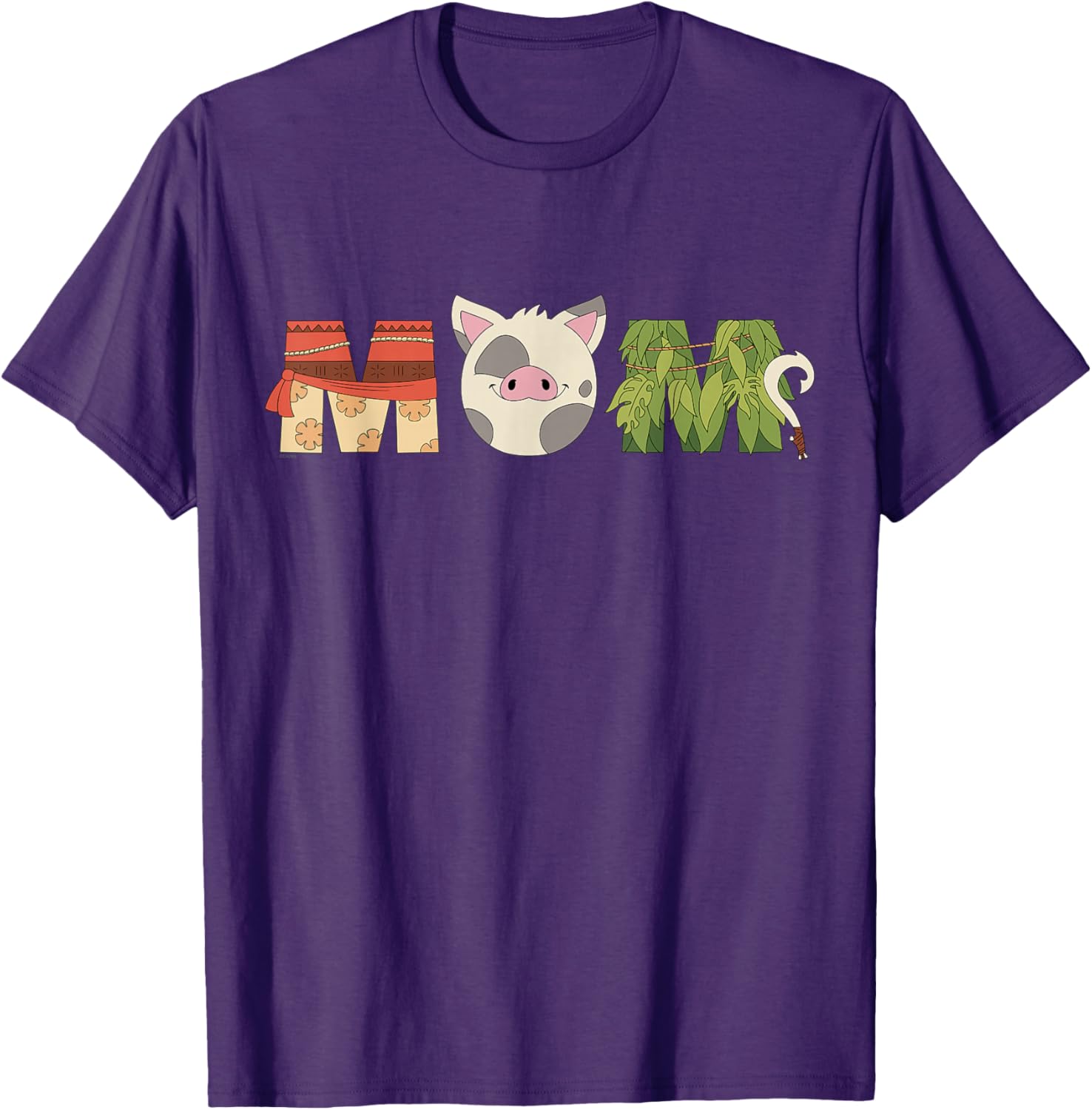 Disney Moana Best Mom T-Shirt featuring Pua and Maui for Mother's Day - 13