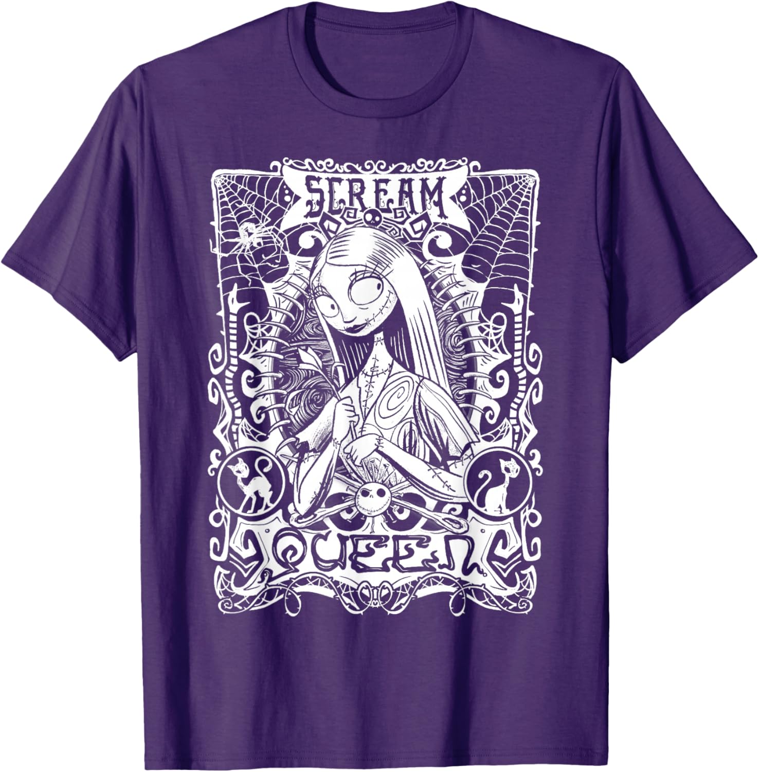 Disney Nightmare Before Christmas Sally Portrait T-Shirt for Fans - 6