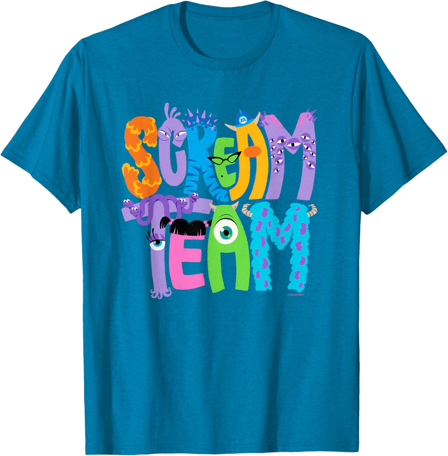 Monsters Inc Scream Team Halloween T-Shirt Fun Disney Pixar Apparel - 24