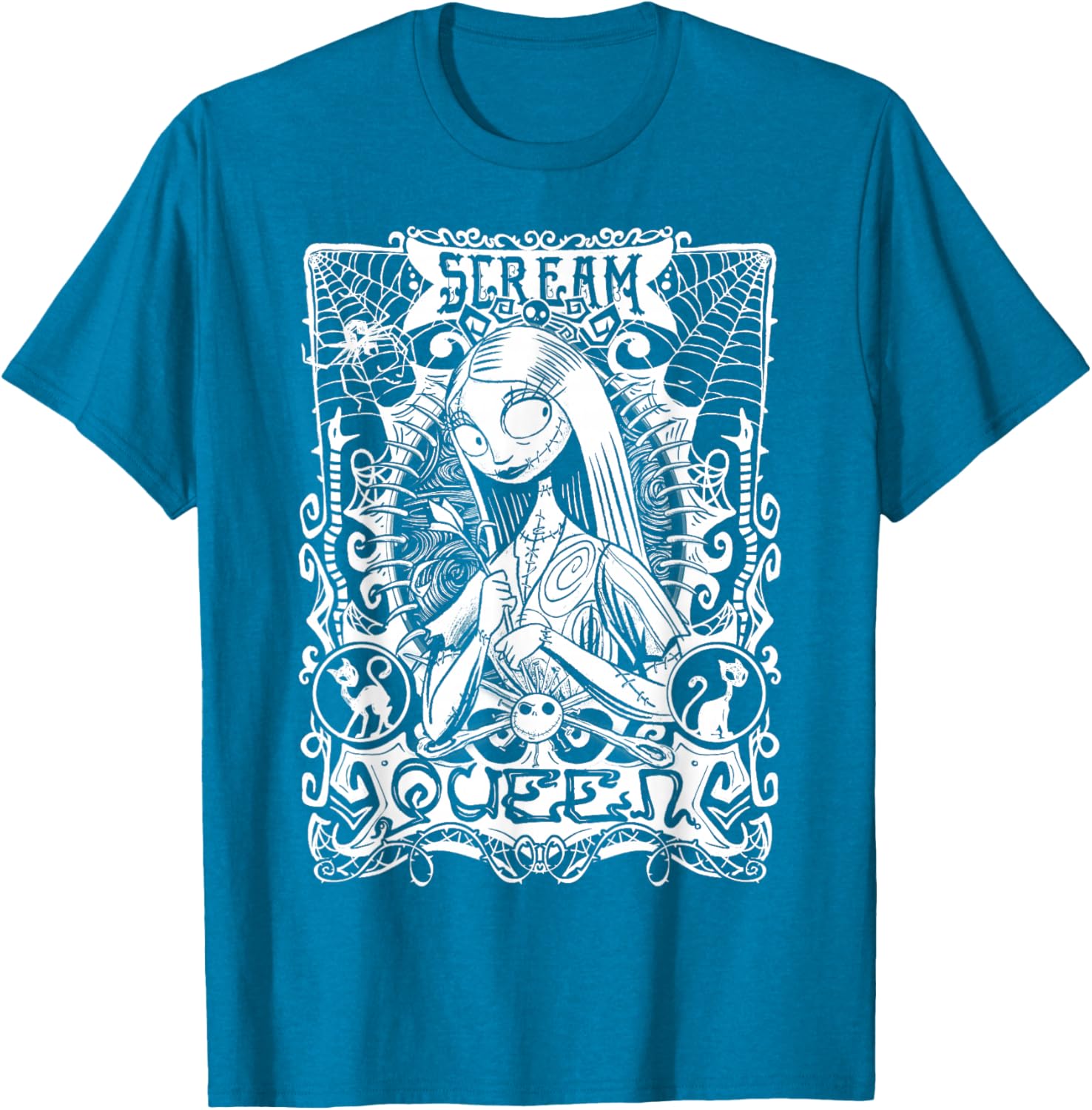 Disney Nightmare Before Christmas Sally Portrait T-Shirt for Fans - 2