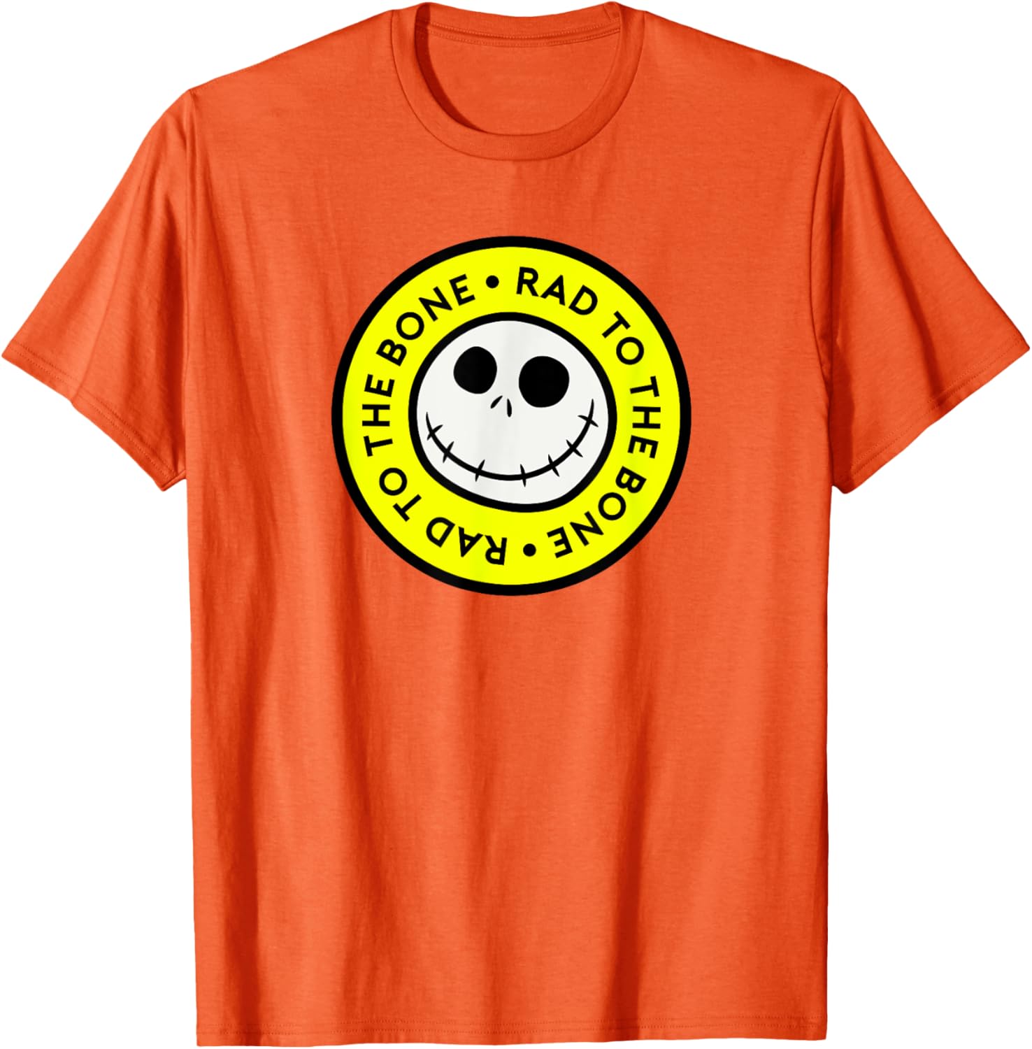 Men's Nightmare Before Christmas Jack Skeleton Rad To The Bone T-Shirt - 9