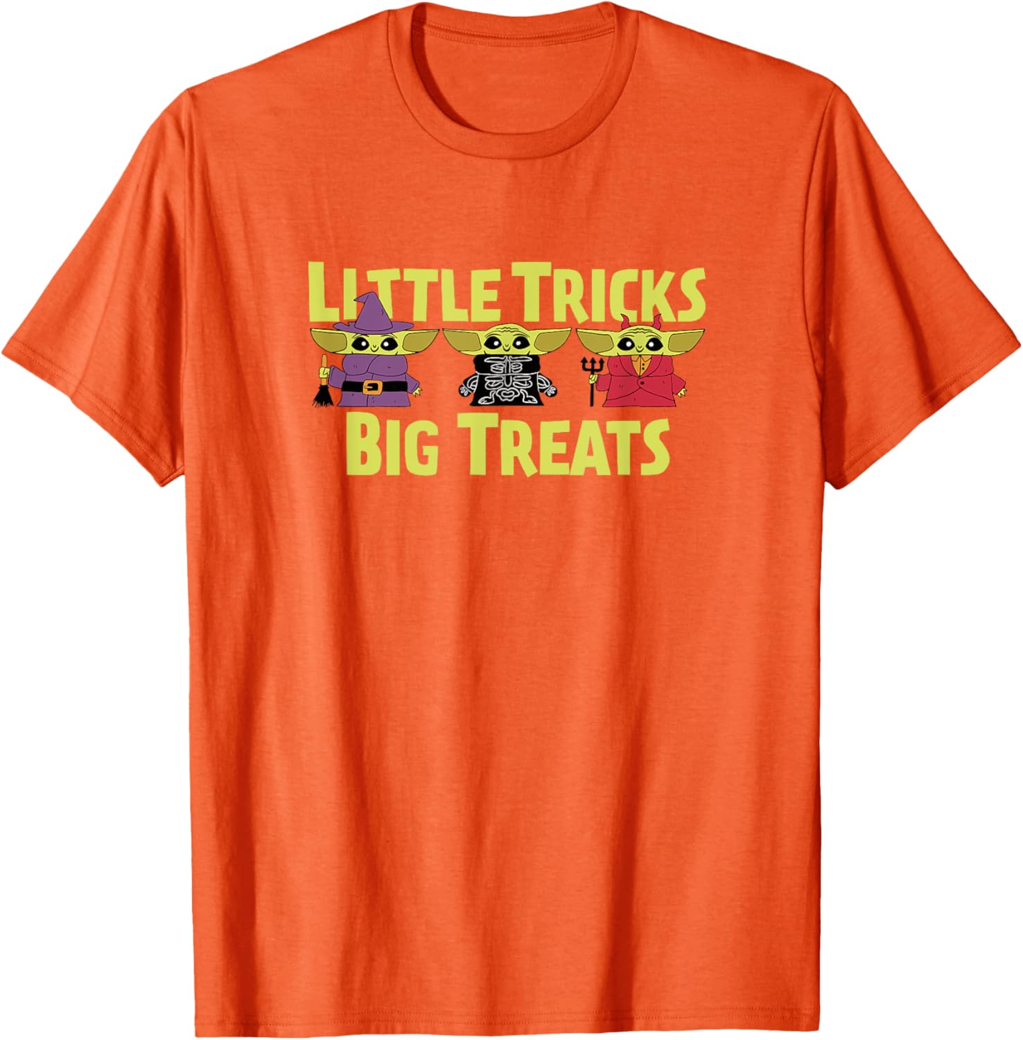 Mandalorian Spooky Grogu Halloween T-Shirt for Kids Trick or Treat Fun - 3