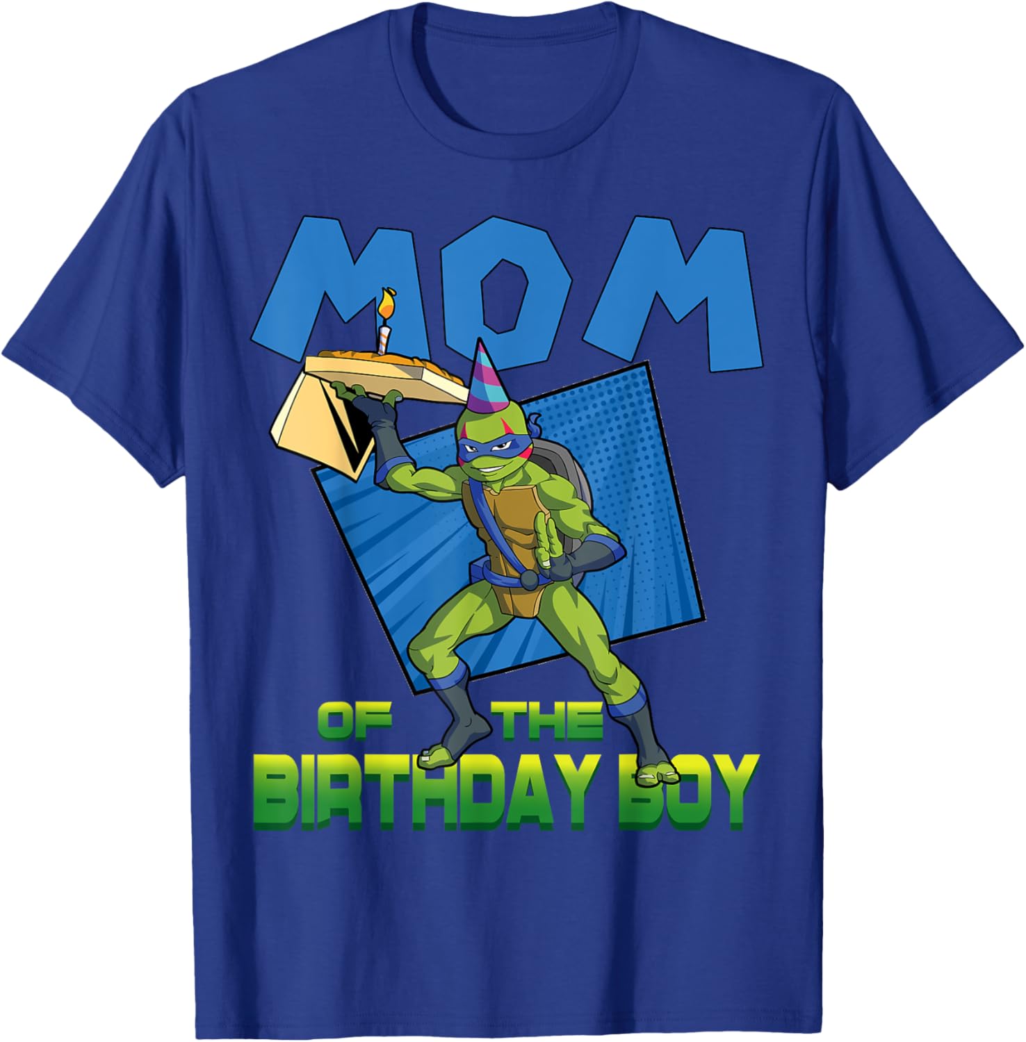 Mademark TMNT Leo Mommy of the Birthday Boy Pizza Party T-Shirt - 12