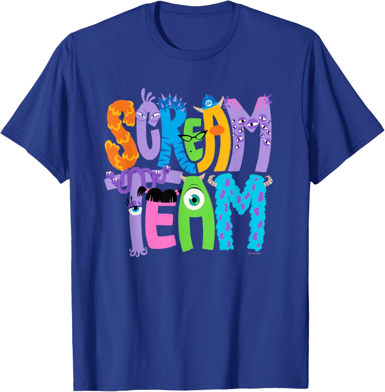 Monsters Inc Scream Team Halloween T-Shirt Fun Disney Pixar Apparel - 14