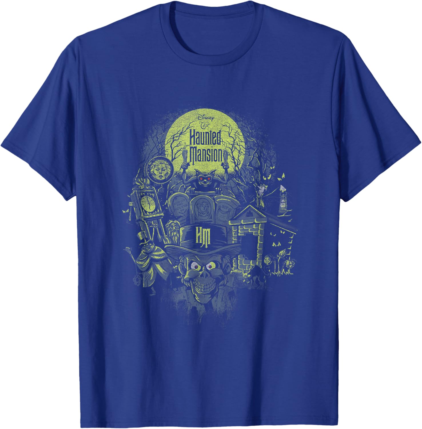 Haunted Mansion Retro Poster T-Shirt for Halloween Lovers and Fans - 3