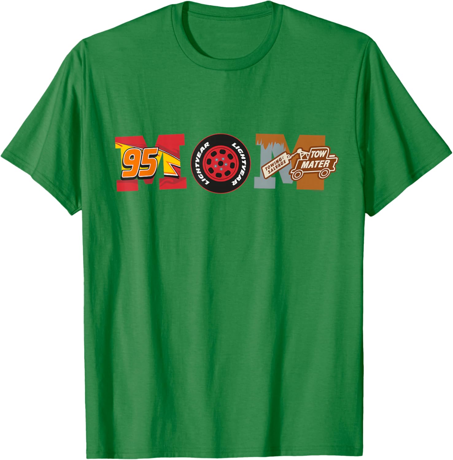 Disney Pixar Cars Mom T-Shirt Perfect for Mother's Day Birthday Gifts - 5