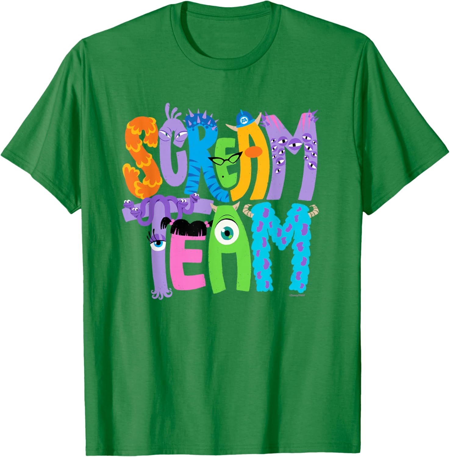 Monsters Inc Scream Team Halloween T-Shirt Fun Disney Pixar Apparel - 11