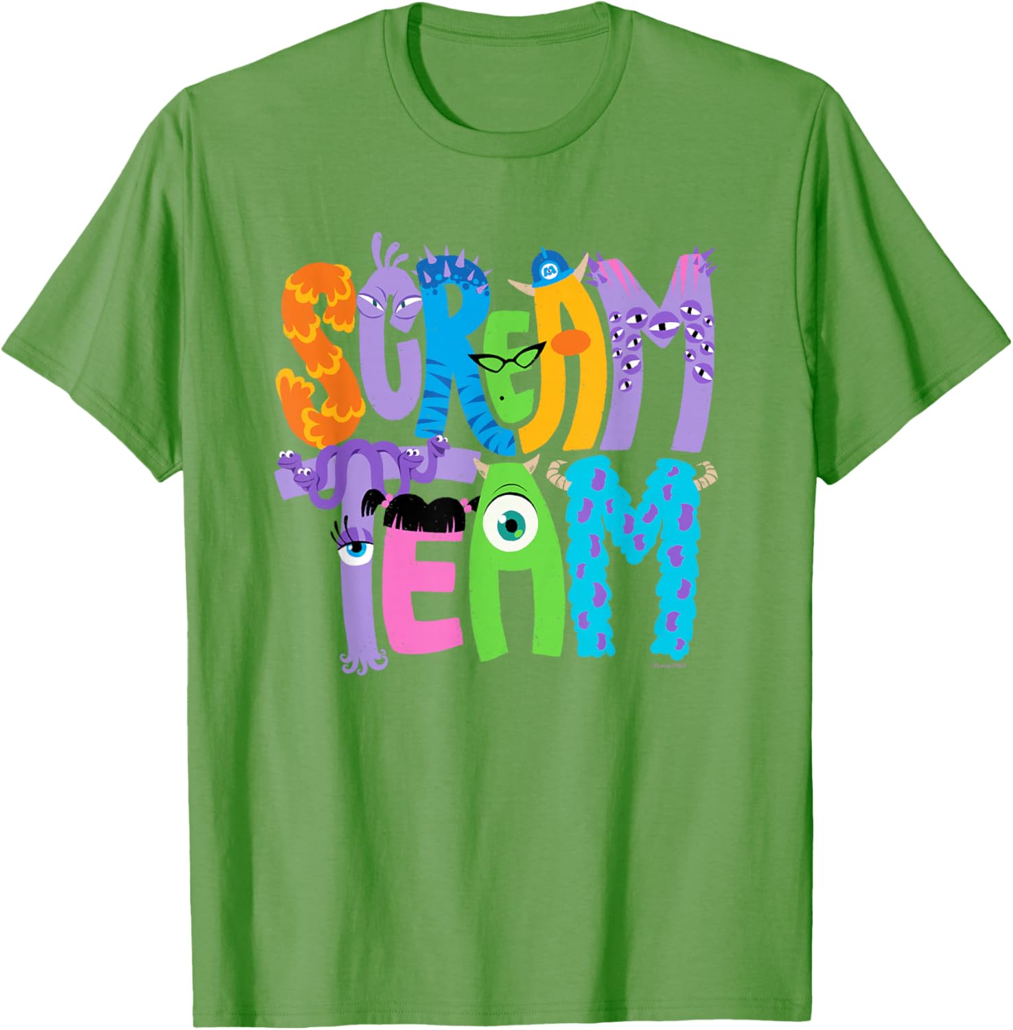 Monsters Inc Scream Team Halloween T-Shirt Fun Disney Pixar Apparel - 22