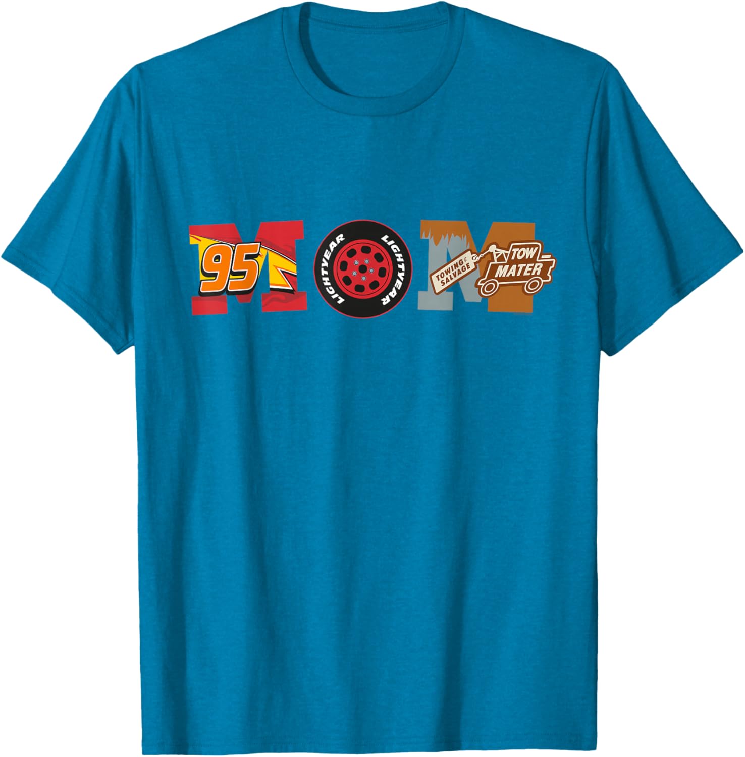 Disney Pixar Cars Mom T-Shirt Perfect for Mother's Day Birthday Gifts - 22