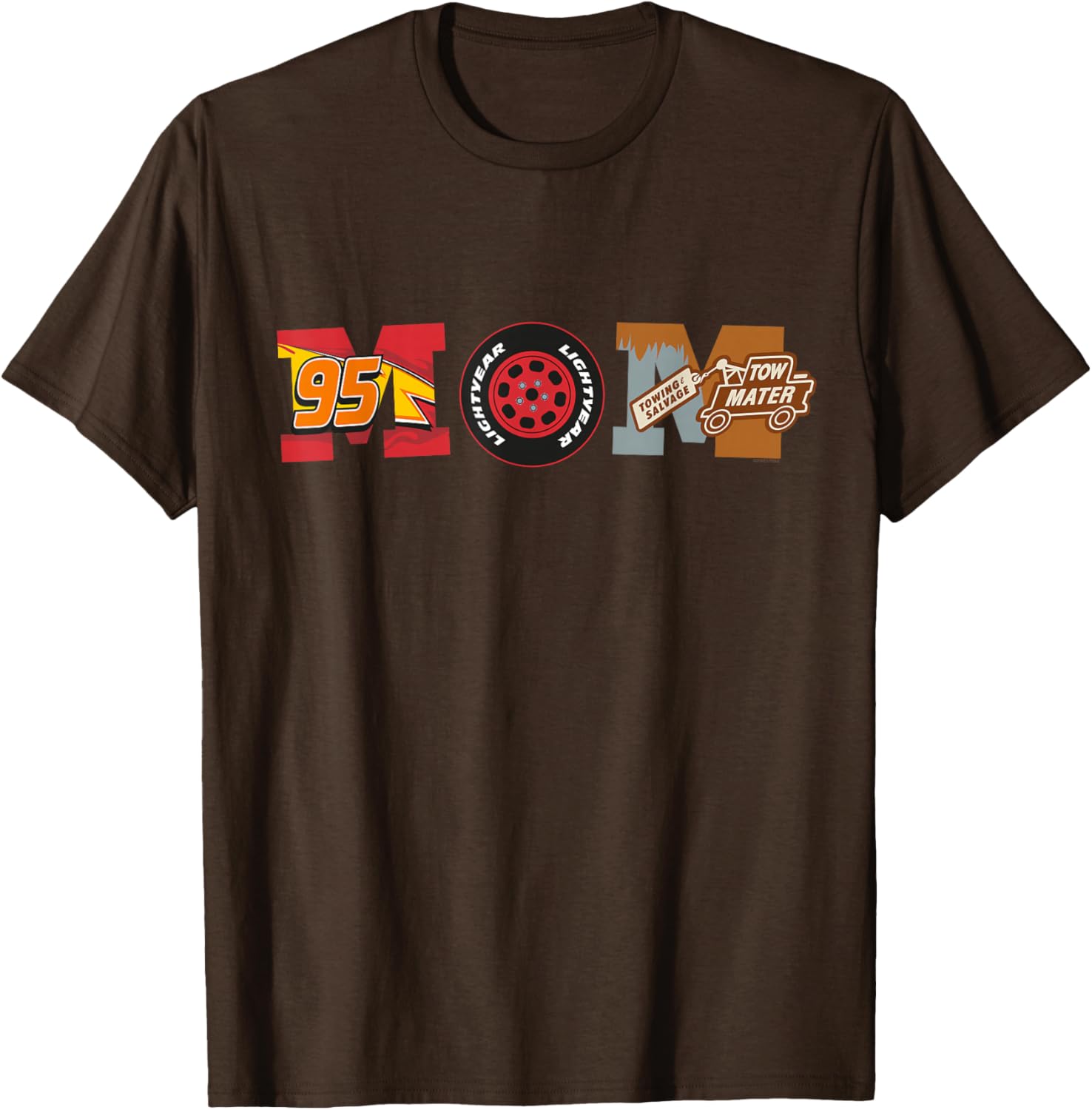 Disney Pixar Cars Mom T-Shirt Perfect for Mother's Day Birthday Gifts - 20