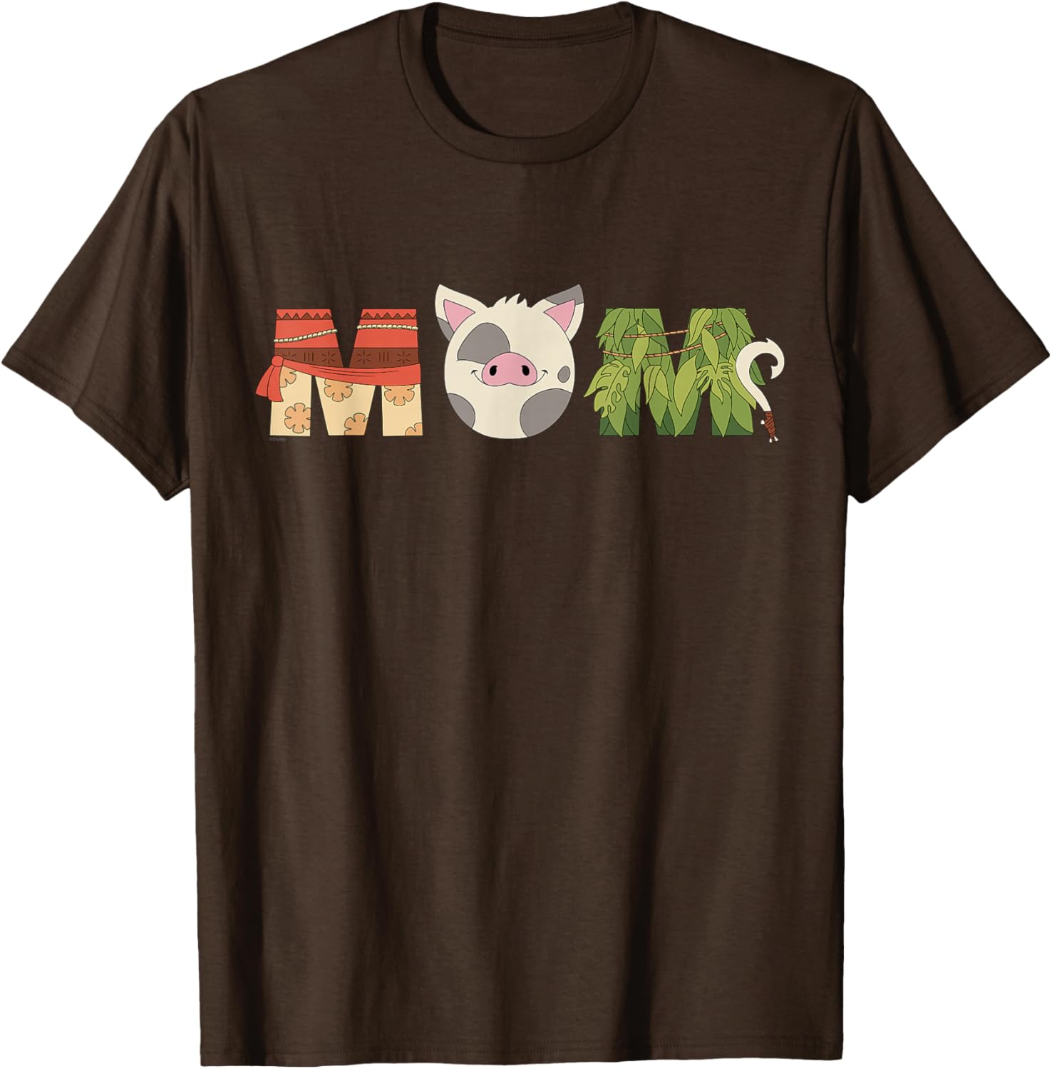 Disney Moana Best Mom T-Shirt featuring Pua and Maui for Mother's Day - 9