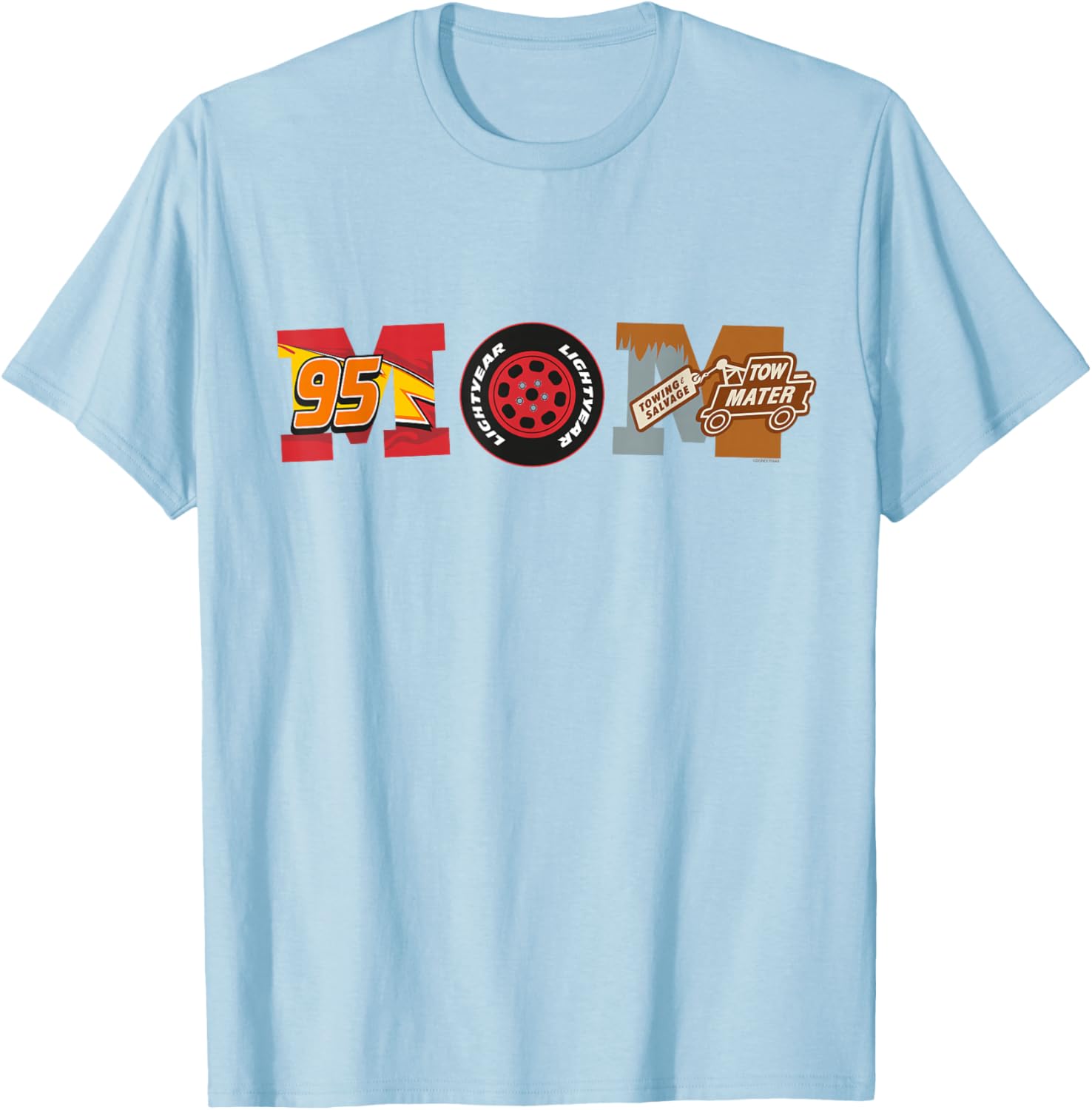 Disney Pixar Cars Mom T-Shirt Perfect for Mother's Day Birthday Gifts - 7
