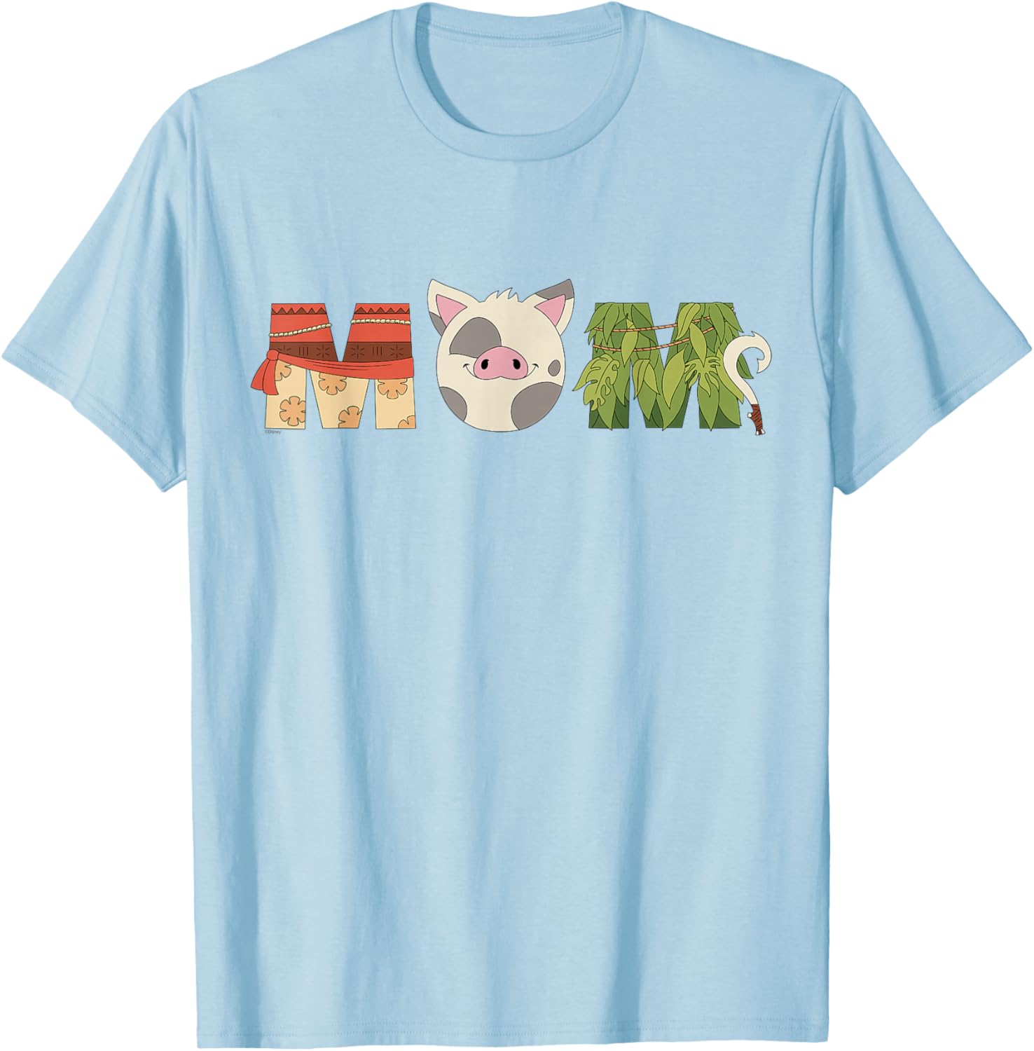 Disney Moana Best Mom T-Shirt featuring Pua and Maui for Mother's Day - 7