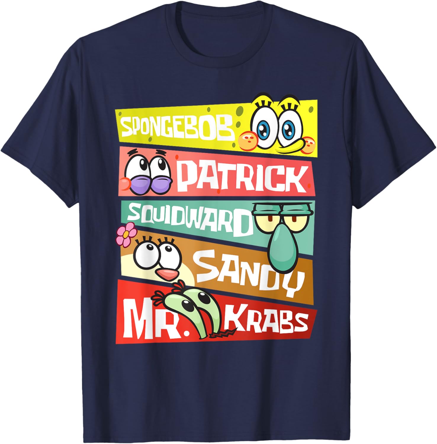 Mademark SpongeBob SquarePants T-Shirt Featuring Patrick, Squidward & Friends - 18