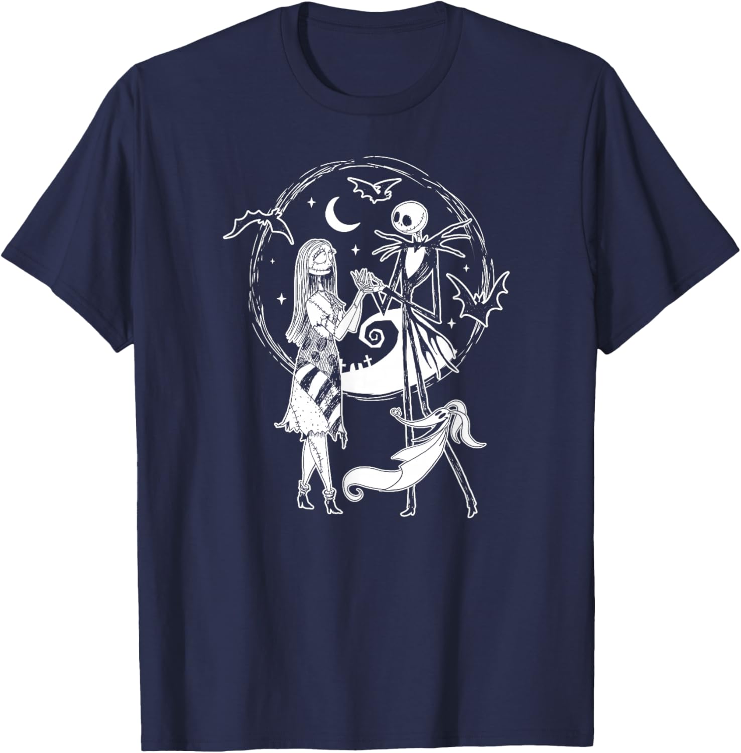 Jack Skellington Sally Zero T-Shirt for Nightmare Before Christmas Fans - 10