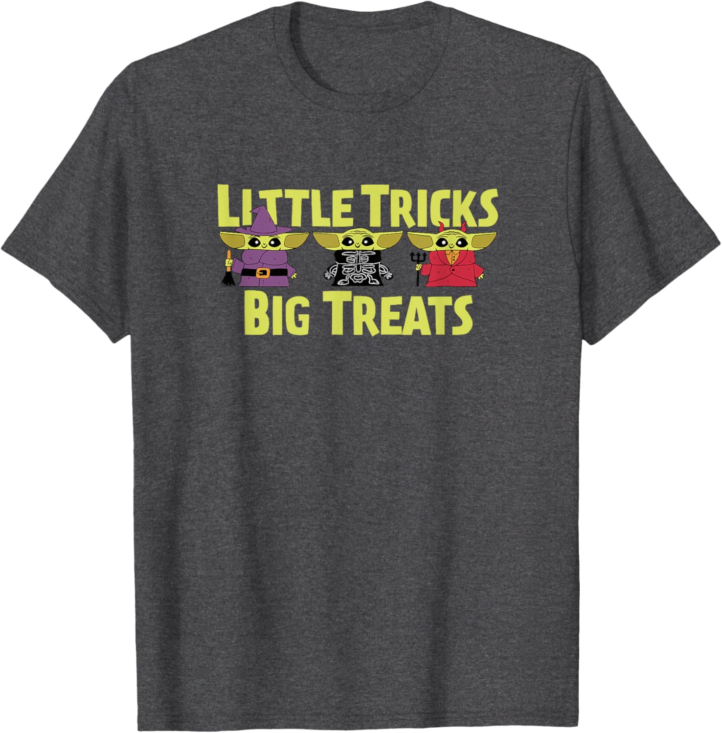 Mandalorian Spooky Grogu Halloween T-Shirt for Kids Trick or Treat Fun - 1