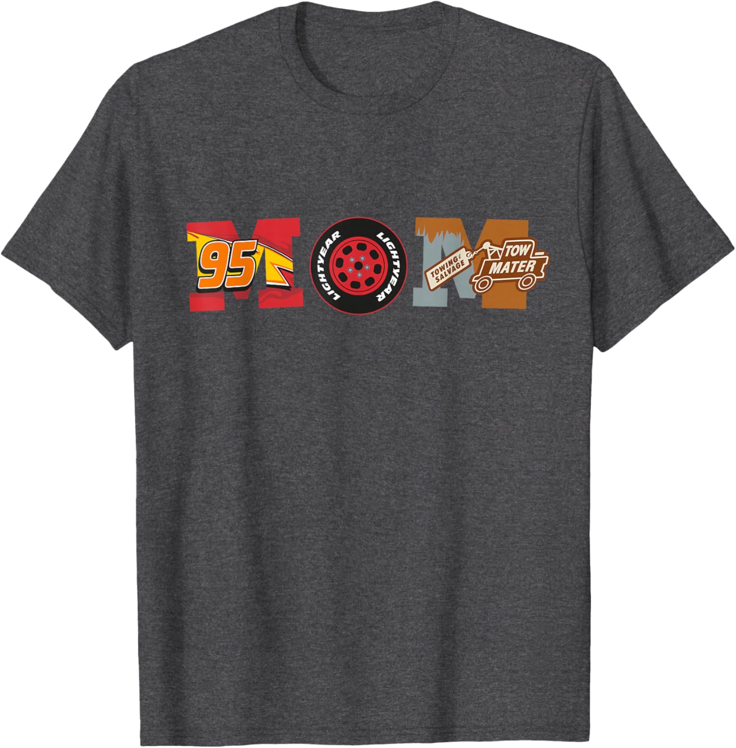 Disney Pixar Cars Mom T-Shirt Perfect for Mother's Day Birthday Gifts - 4