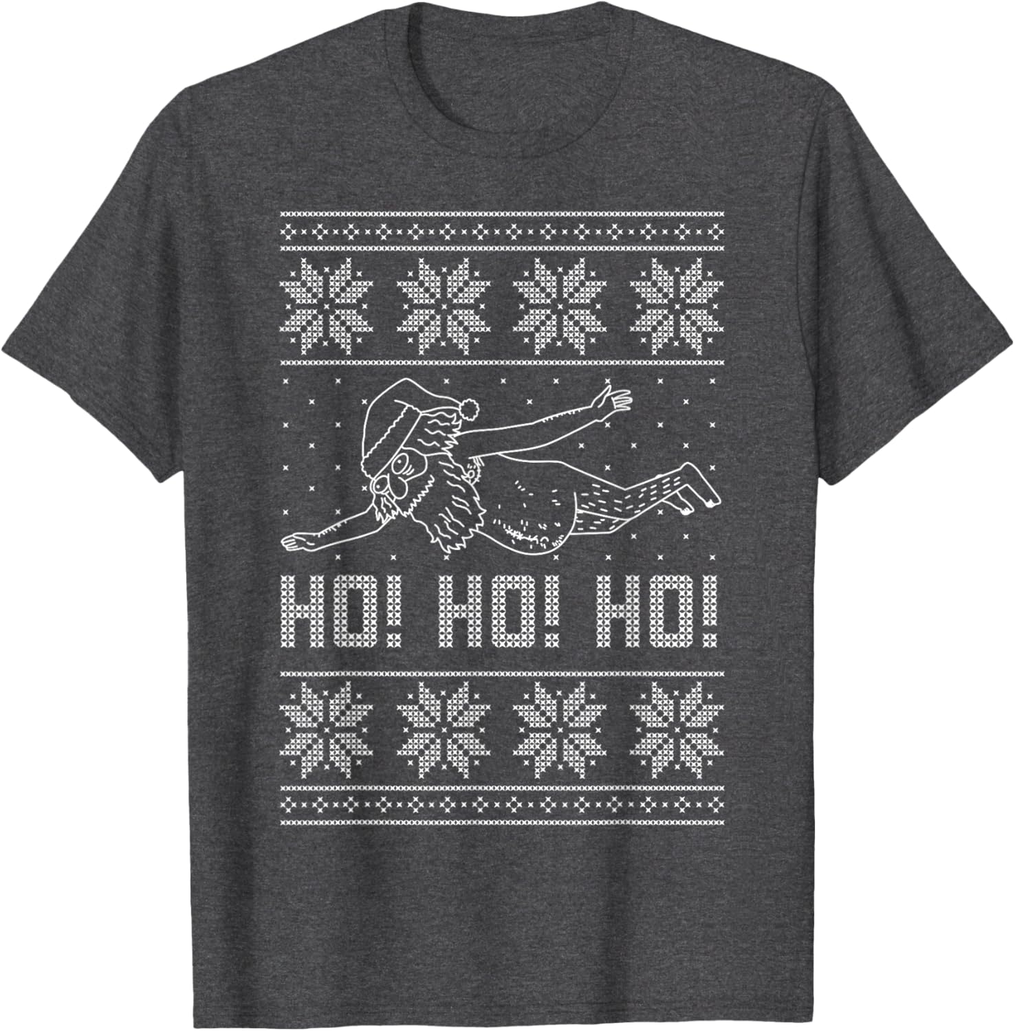 Rick and Morty Santa Ugly Christmas Sweater T-Shirt for Fans - 2