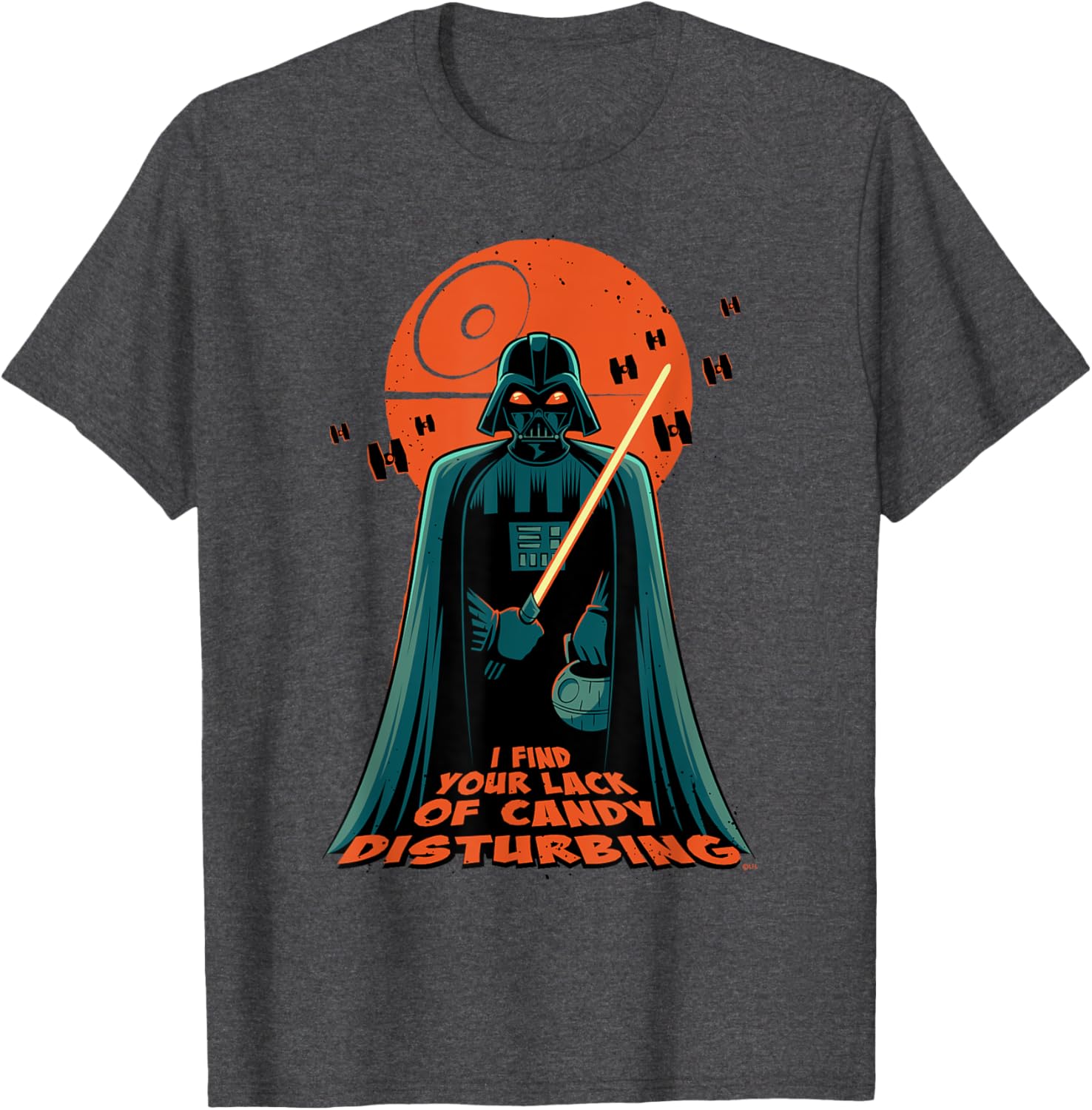 Darth Vader Halloween T-Shirt - Lack of Candy Disturbing Design - 7