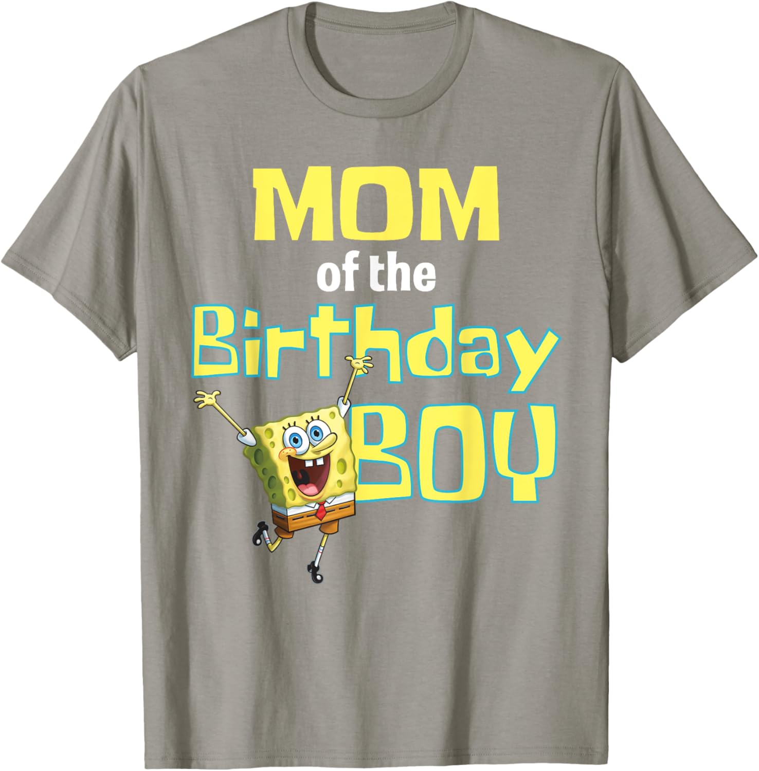 SpongeBob SquarePants Mom Of The Birthday Boy T-Shirt Perfect Gift - 25