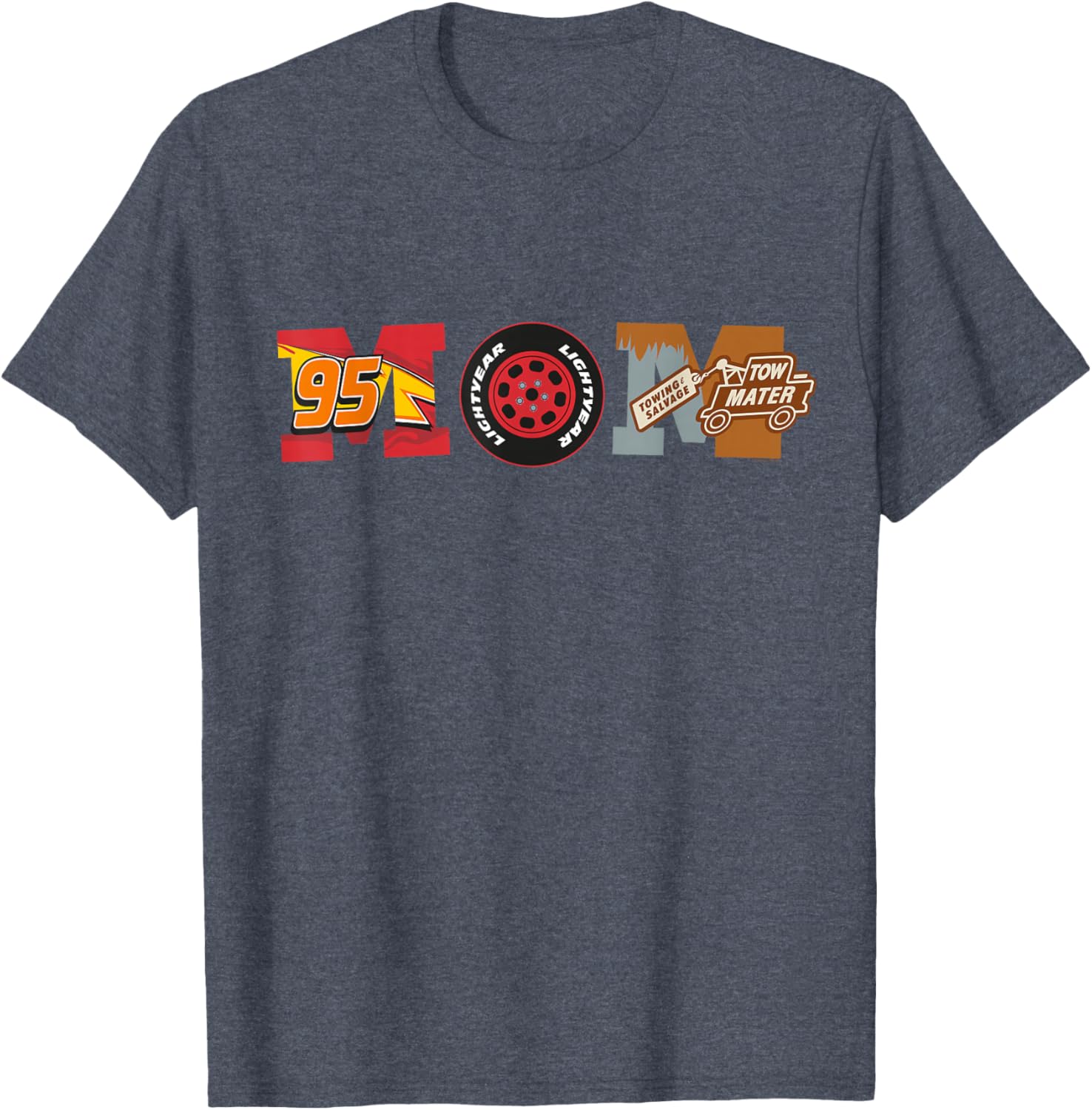 Disney Pixar Cars Mom T-Shirt Perfect for Mother's Day Birthday Gifts - 17