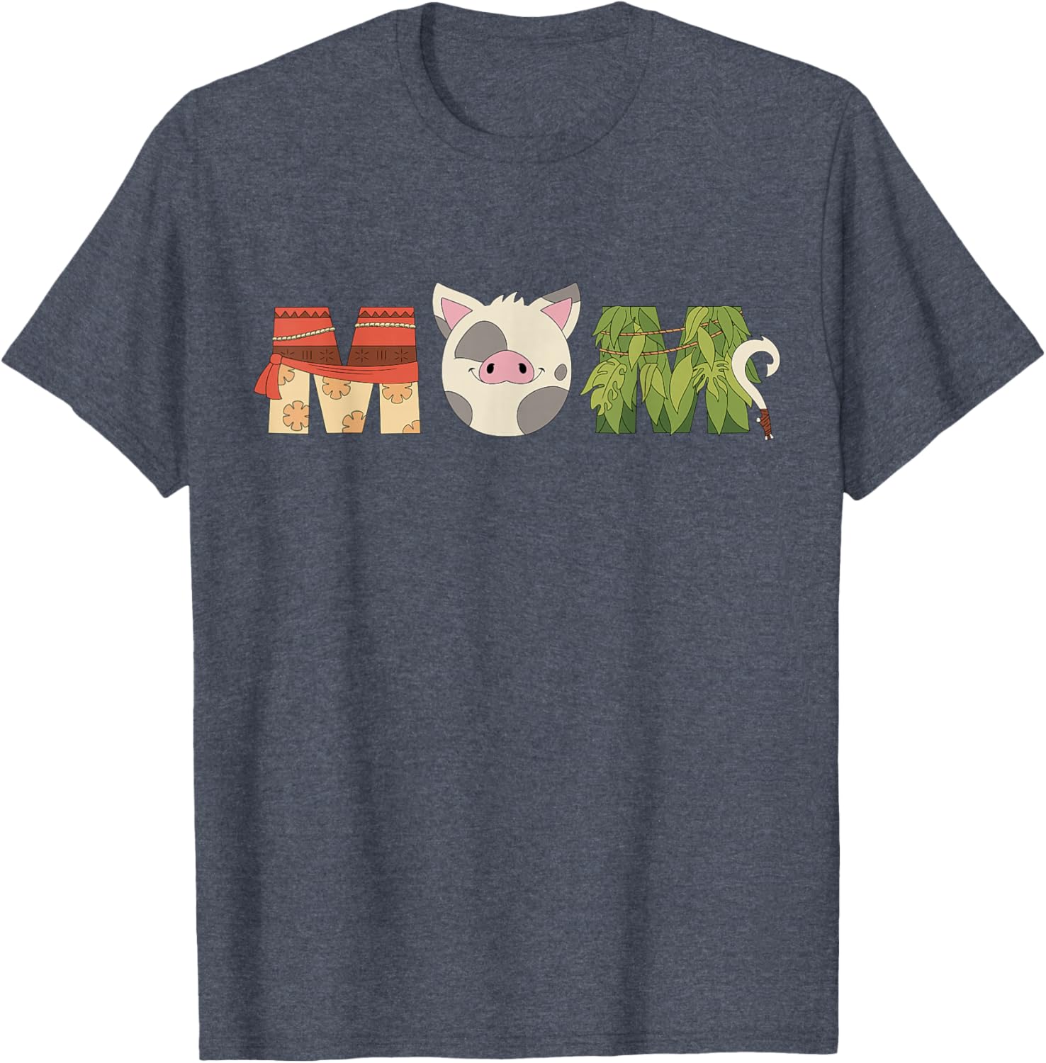 Disney Moana Best Mom T-Shirt featuring Pua and Maui for Mother's Day - 17