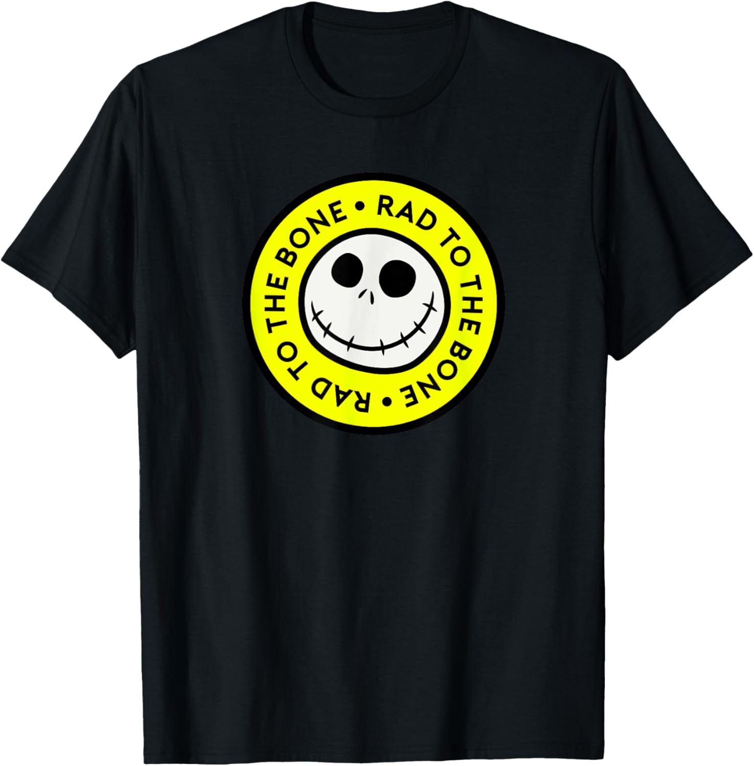 Men's Nightmare Before Christmas Jack Skeleton Rad To The Bone T-Shirt - 4