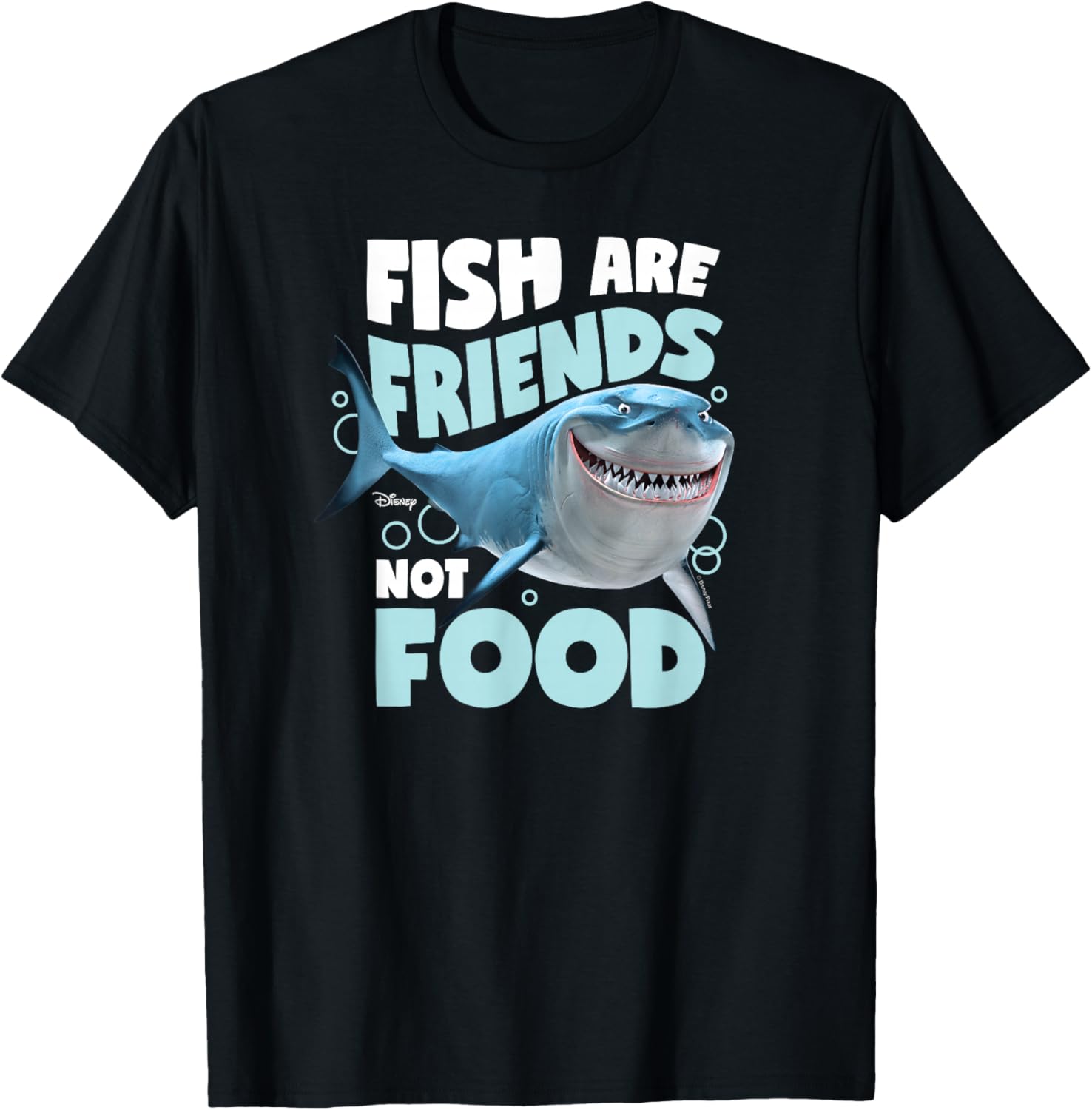 Finding Nemo Fish Are Friends Not Food T-Shirt for Fun Ocean Lovers - 6