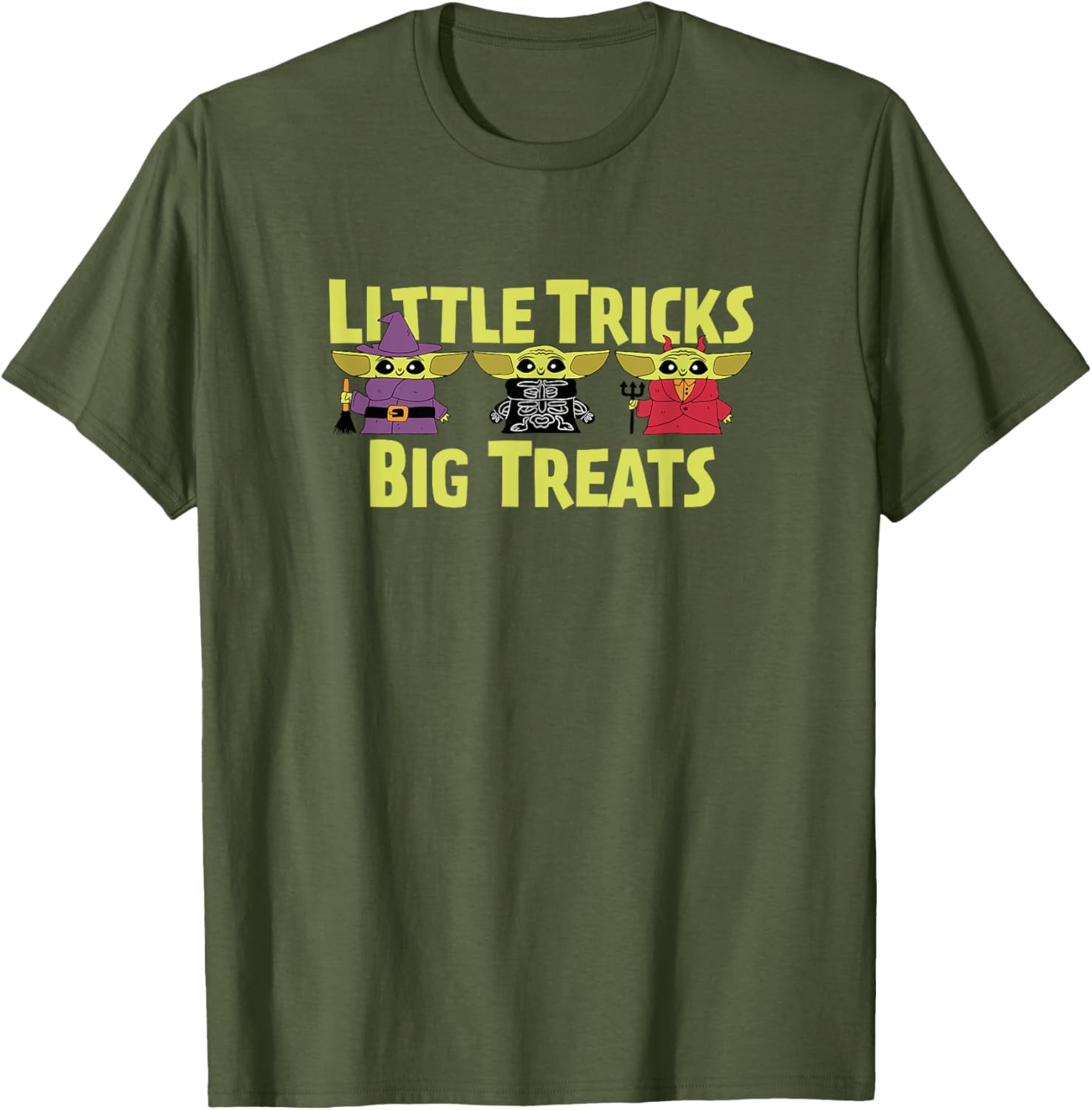 Mandalorian Spooky Grogu Halloween T-Shirt for Kids Trick or Treat Fun - 2