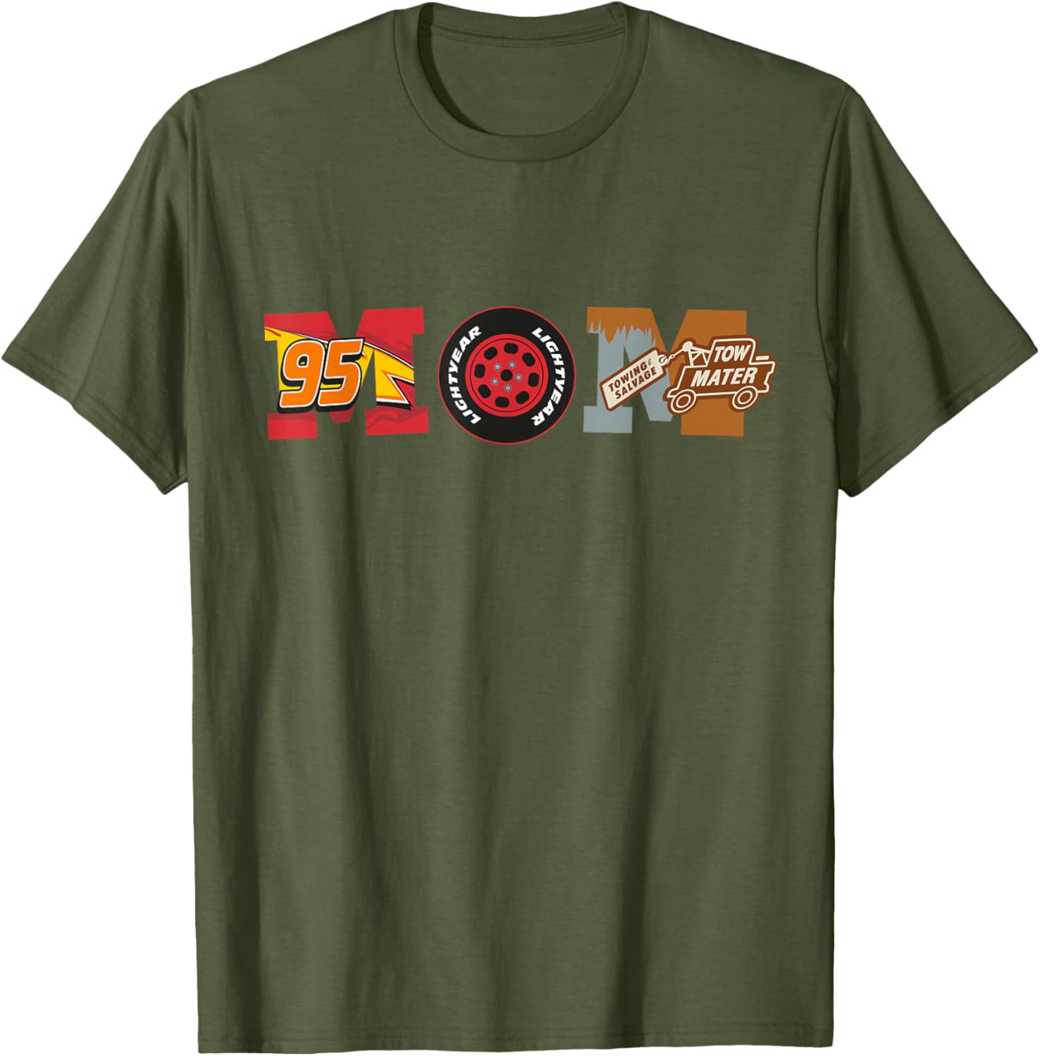 Disney Pixar Cars Mom T-Shirt Perfect for Mother's Day Birthday Gifts - 2