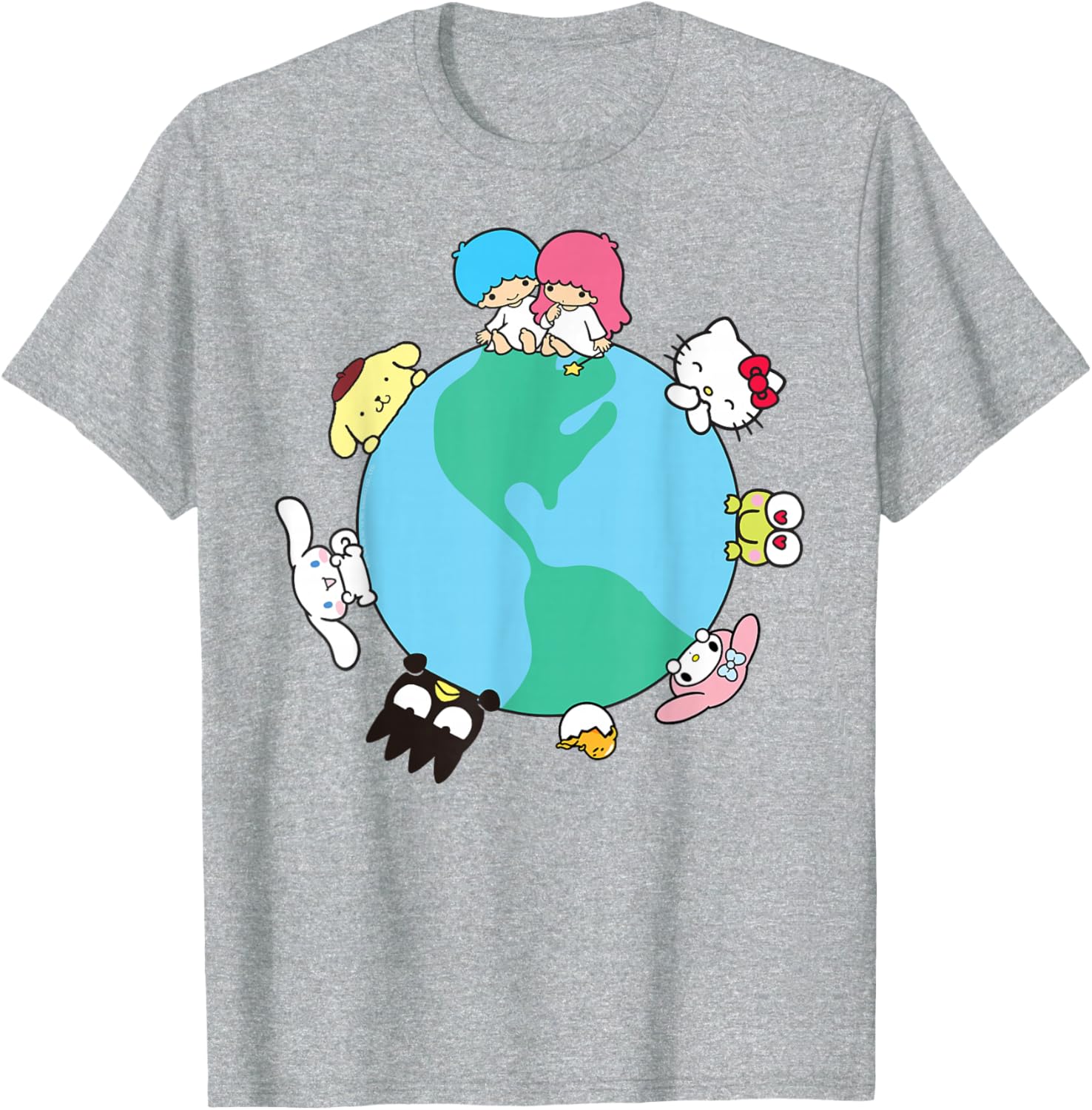 Hello Kitty and Friends Sanrio Earth T-Shirt for Fun and Fashion Lovers - 16
