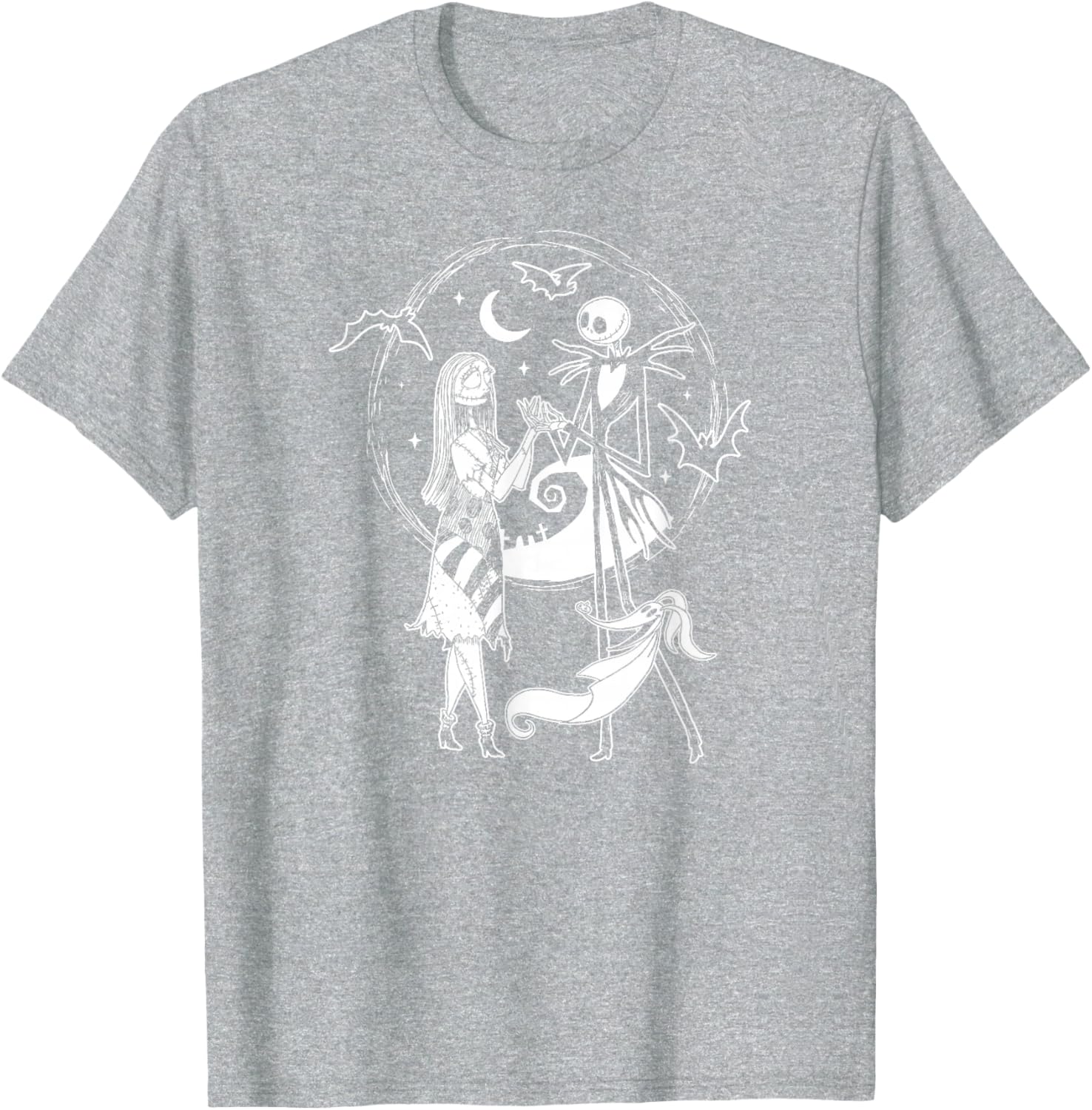 Jack Skellington Sally Zero T-Shirt for Nightmare Before Christmas Fans - 2