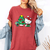 Cute Hello Kitty Christmas Tree Tee Shirt Festive Holiday Apparel for Kids and Adults - Perfect for Family Celebrations - 1