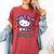 Cute Hello Kitty Scorpio Zodiac Tee Shirt - Adorable Design for Astrology Lovers - Stylish and Comfy Apparel for Feline Fans - 1