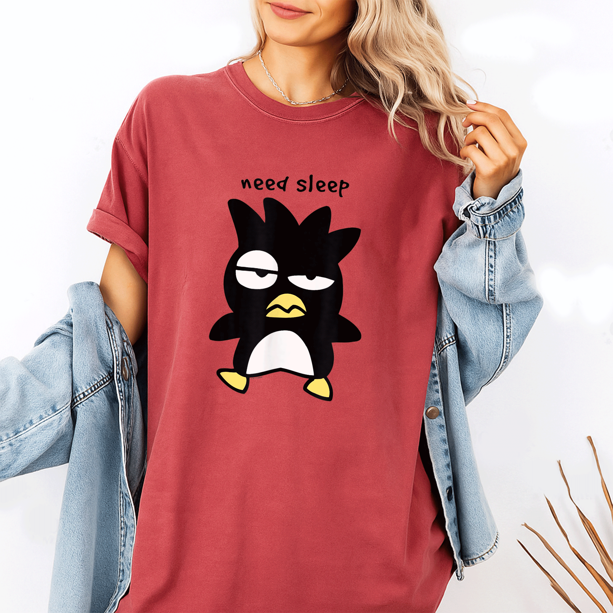 Cozy Badtz Maru Need Sleep Tee for Anime Lovers - Adorable Sleepy Design Perfect for Relaxed Days and Casual Outfits - 1