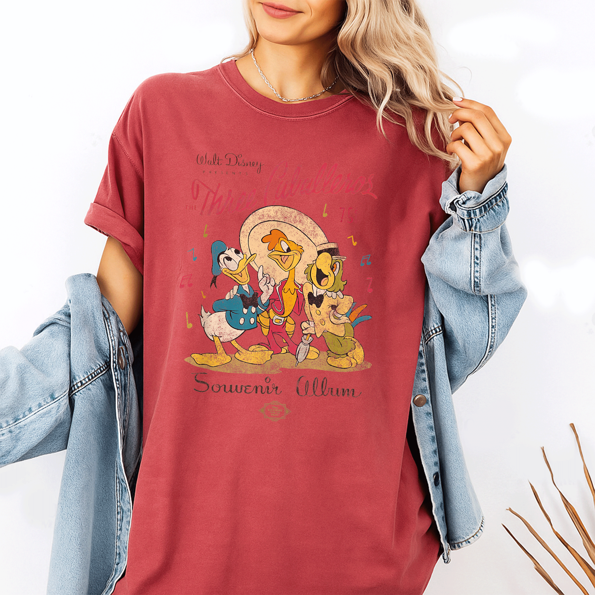 Get the Fun with Disney The Three Caballeros Classic T-Shirt Featuring Your Favorite Characters in Vibrant Style - 1