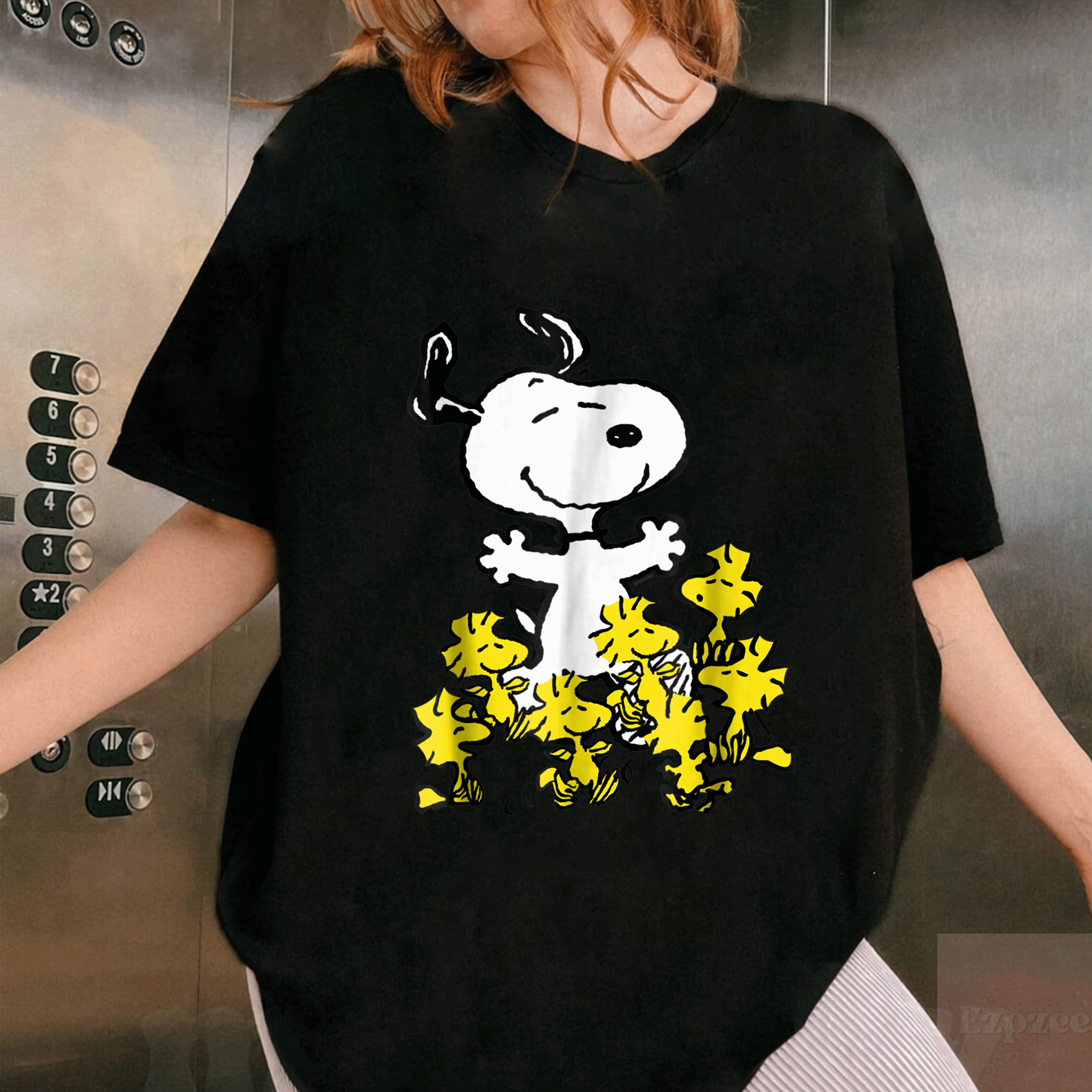 Adorable Peanuts Snoopy Chick Party T-Shirt for Kids and Adults, Fun Graphic Tee with Snoopy and Friends, Perfect for Celebrations - 1