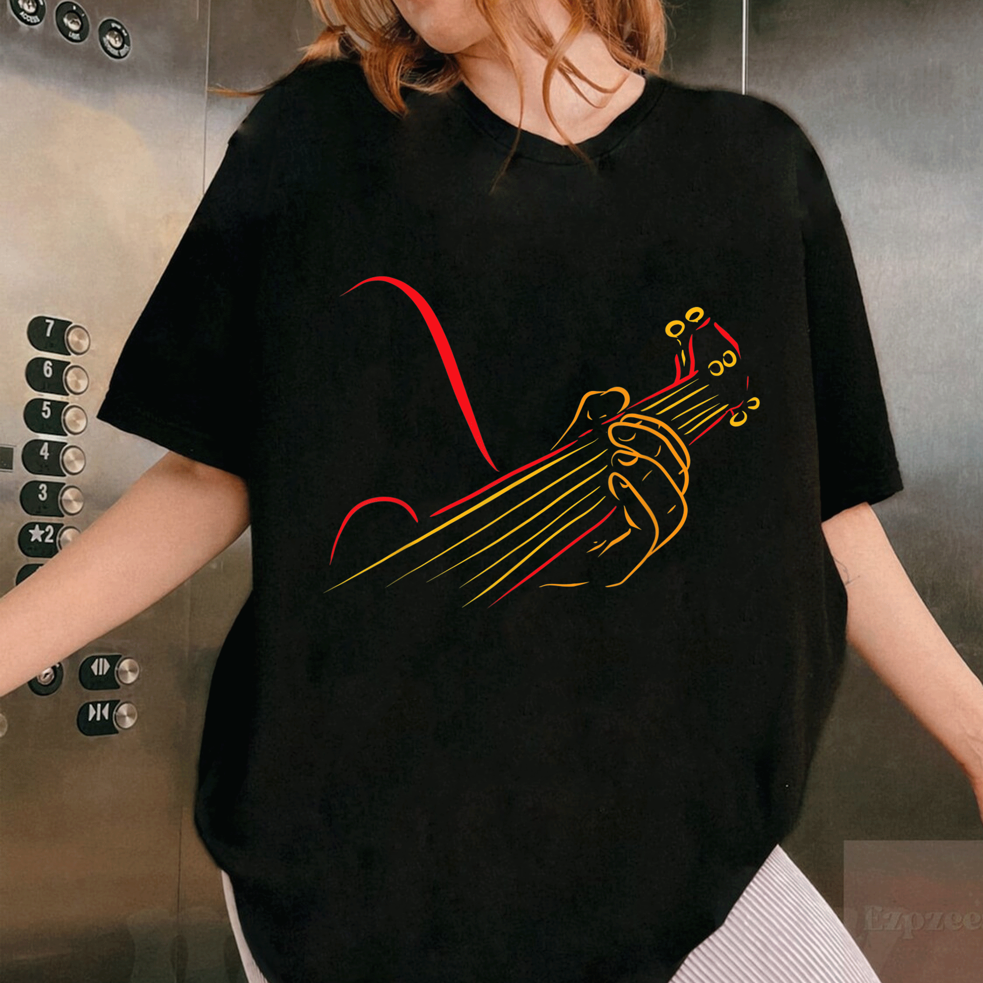 Funny Guitarist T-Shirt for Music Lovers – Perfect Gift for Guitar Players – Celebrate Your Love for Playing Guitar! - 1